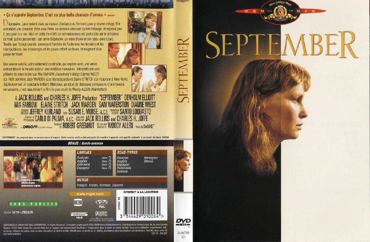 Jaquette DVD September