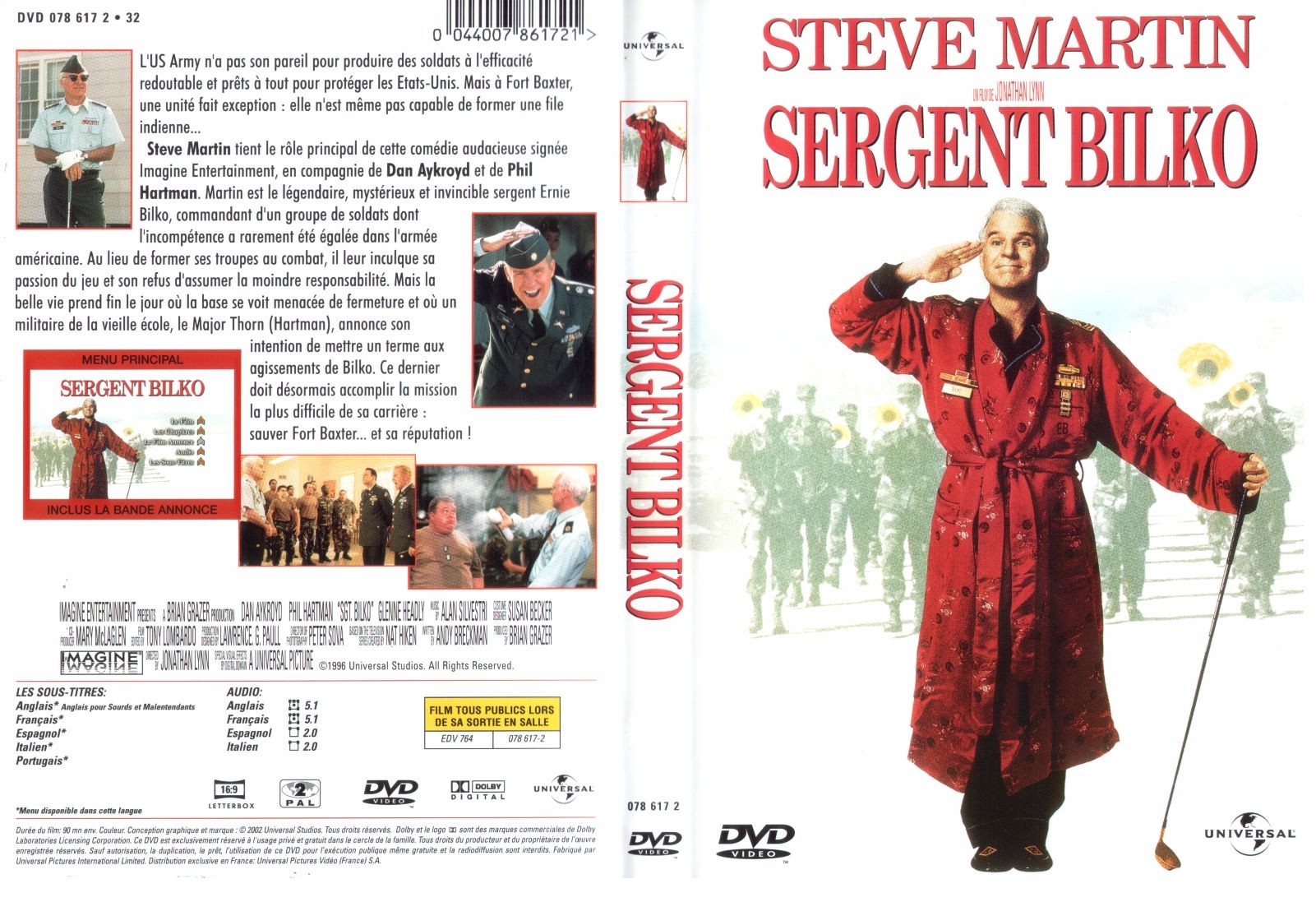 Jaquette DVD Sergent Bilko