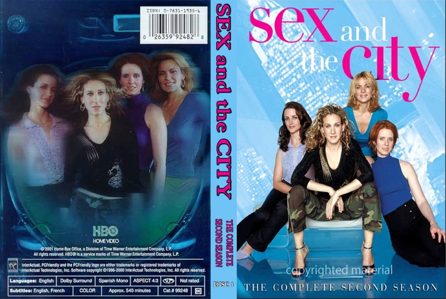 Jaquette DVD Sex and the city Saison 2 Zone 1