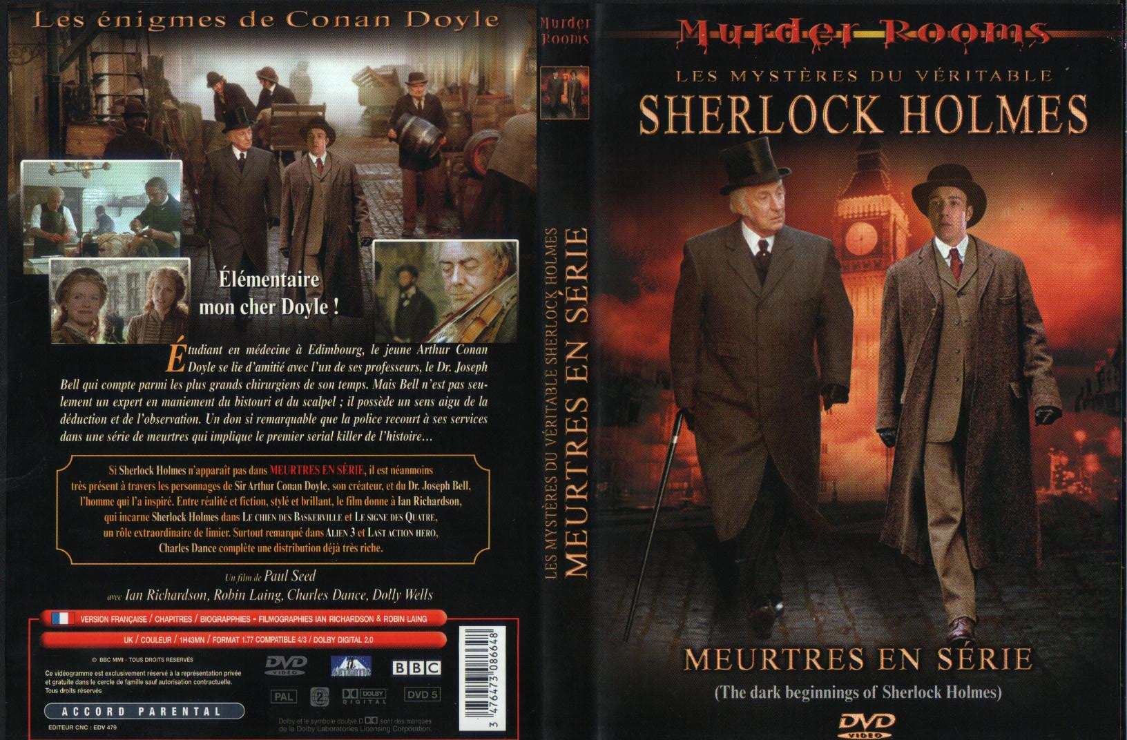 Jaquette DVD Sherlock Holmes - meurtres en srie