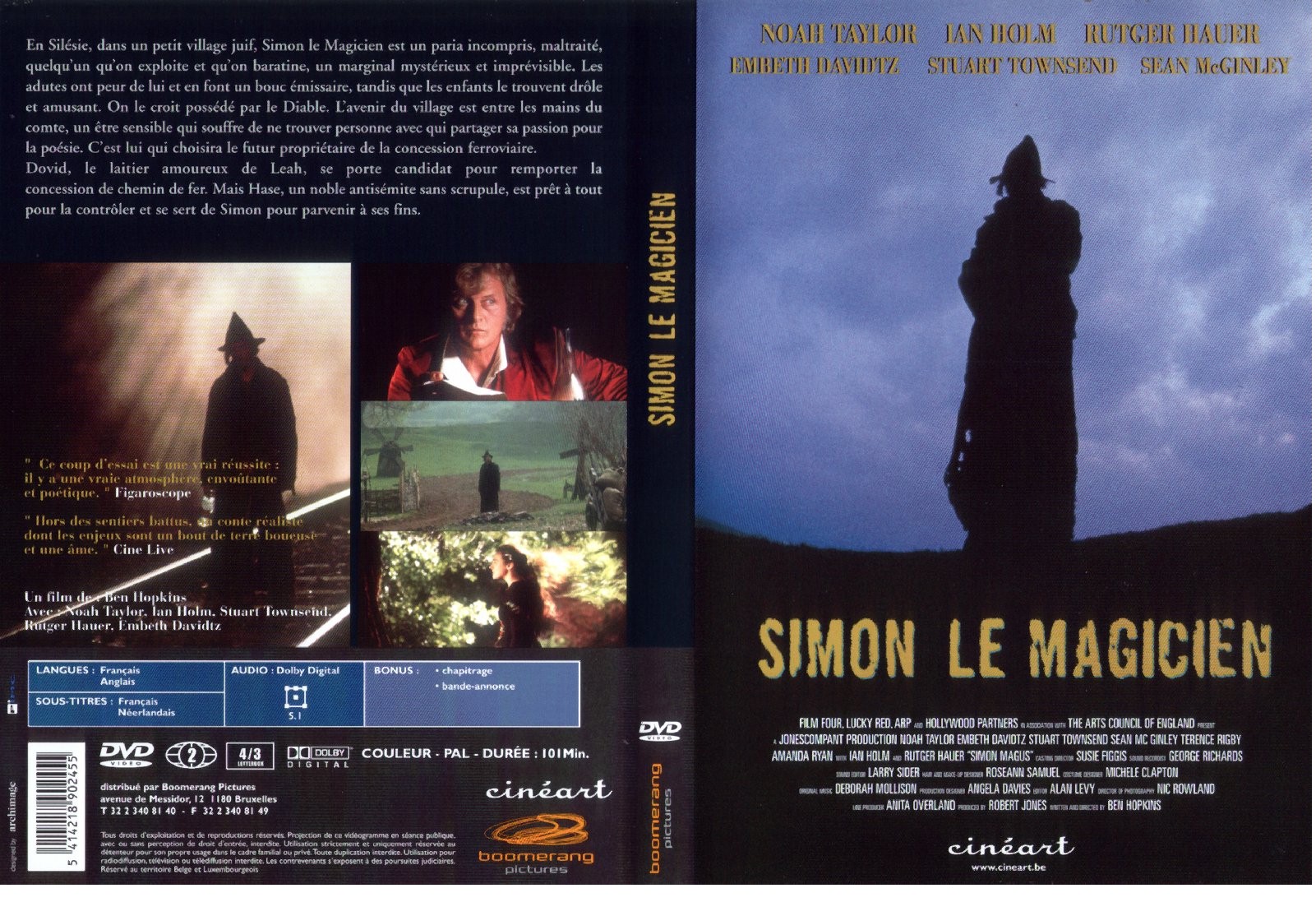 Jaquette DVD Simon le magicien