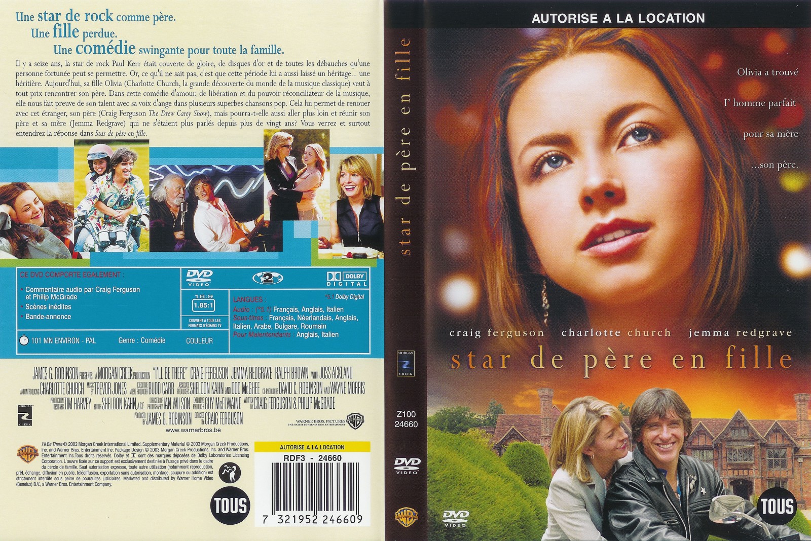 Jaquette DVD Star de pre en fille