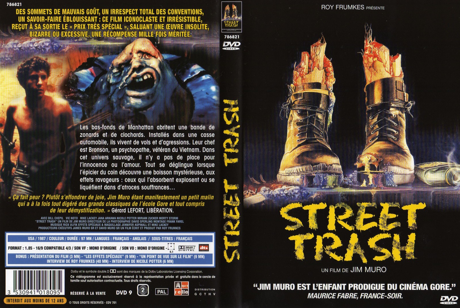 Jaquette DVD Street trash