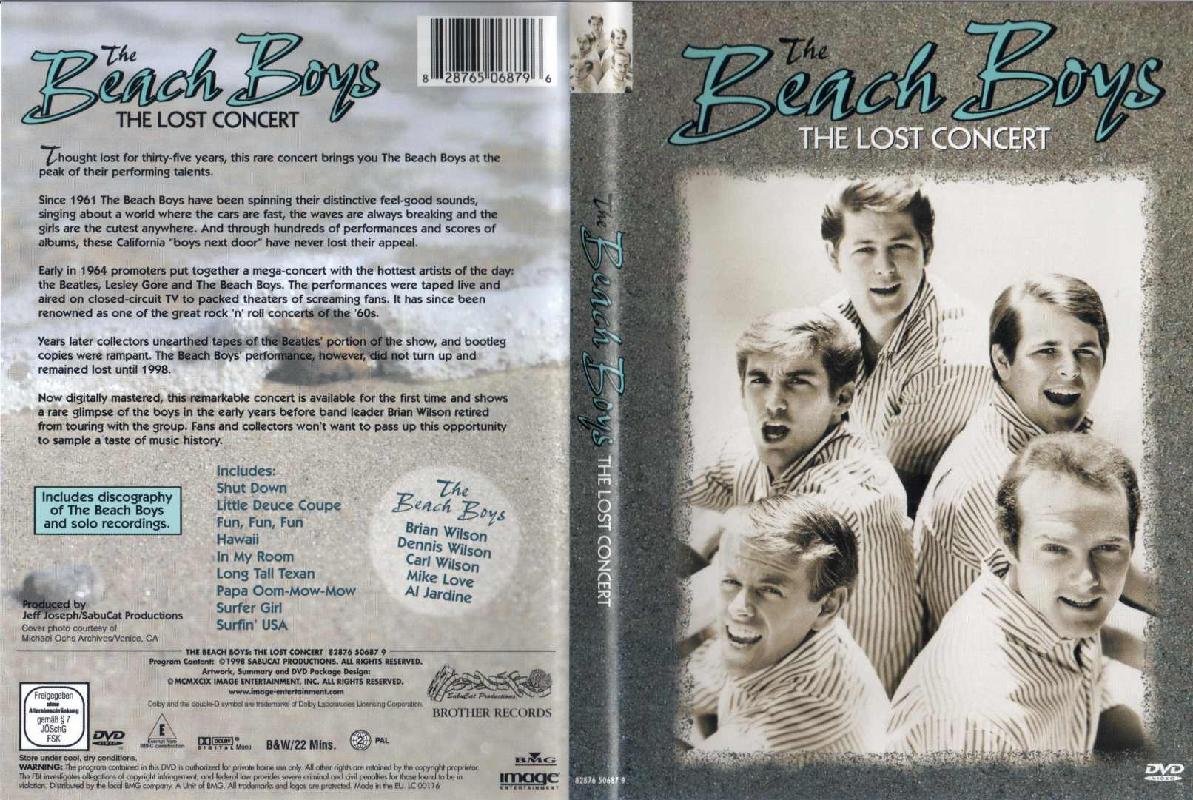 Jaquette DVD The Beach Boys The Lost Concert