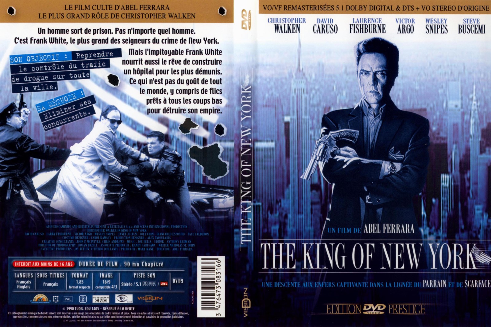 Jaquette DVD The king of new york