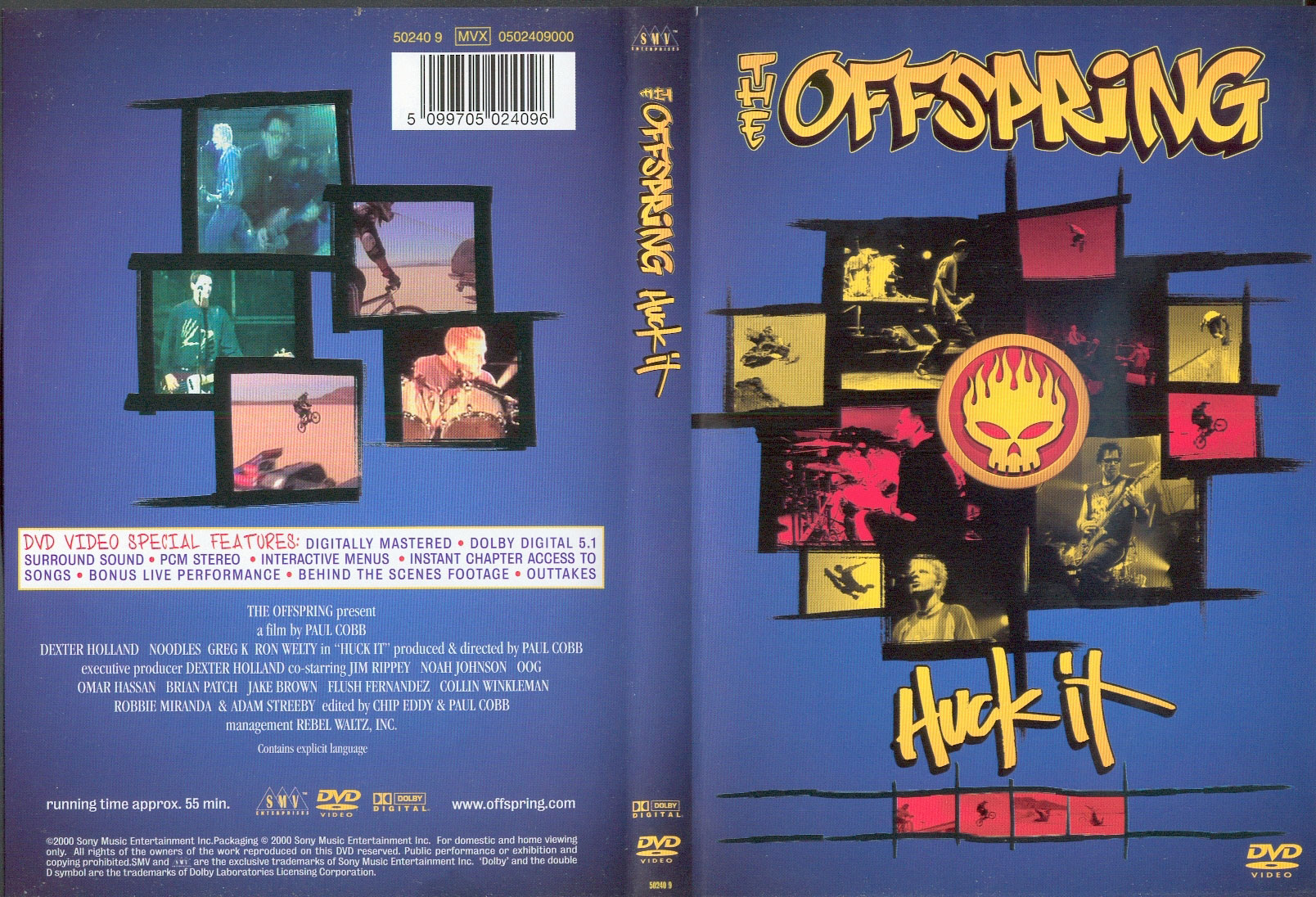 Jaquette DVD The offspring huck it