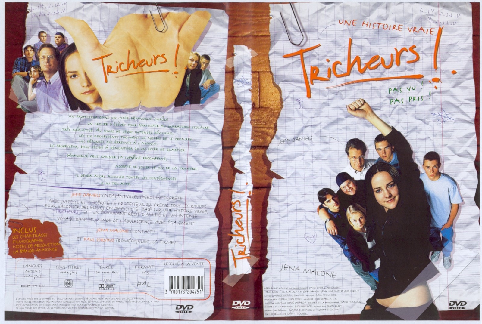 Jaquette DVD Tricheurs