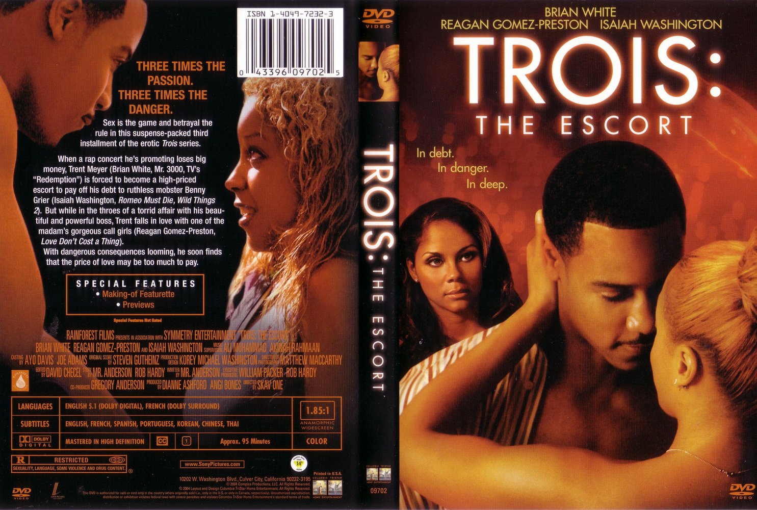 Jaquette DVD Trois - The escort