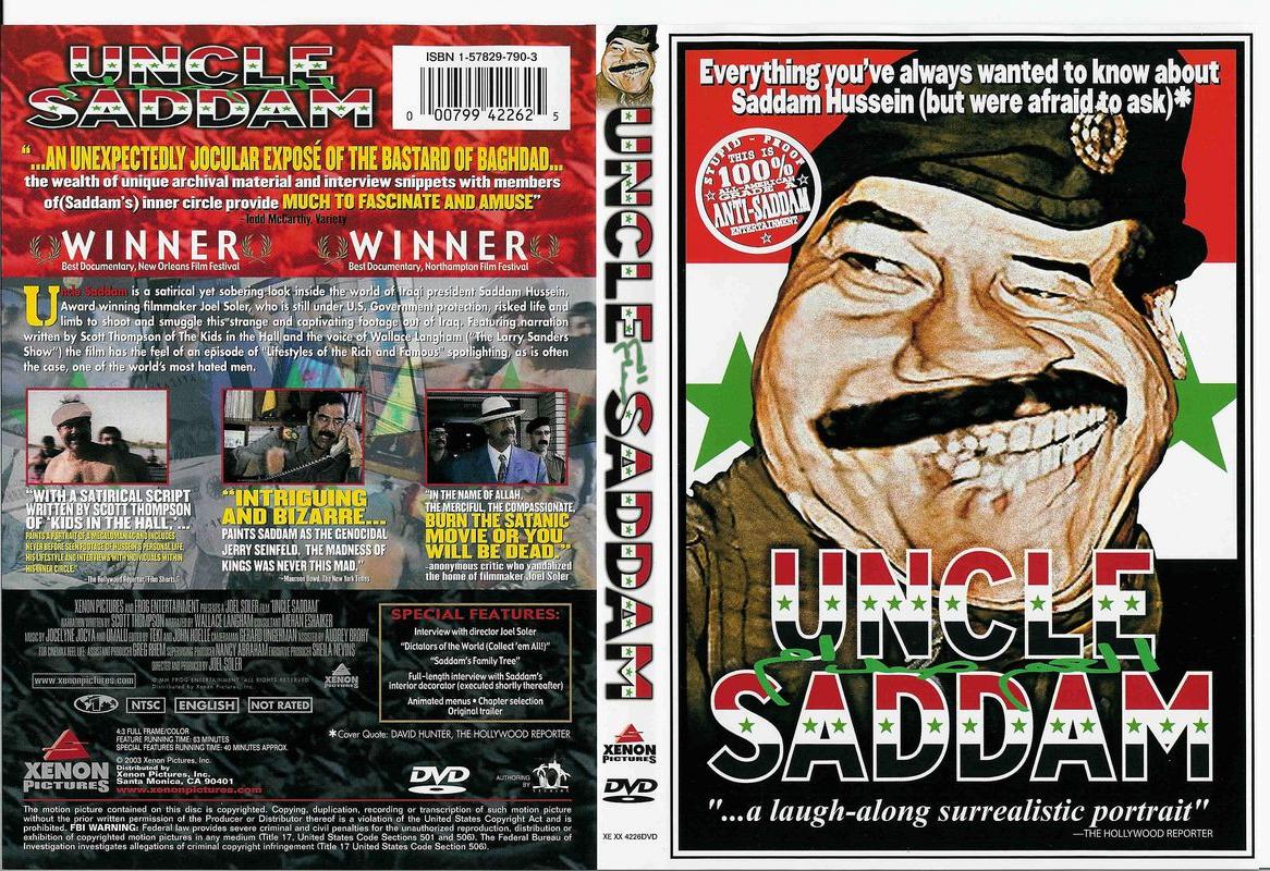 Jaquette DVD Uncle Saddam