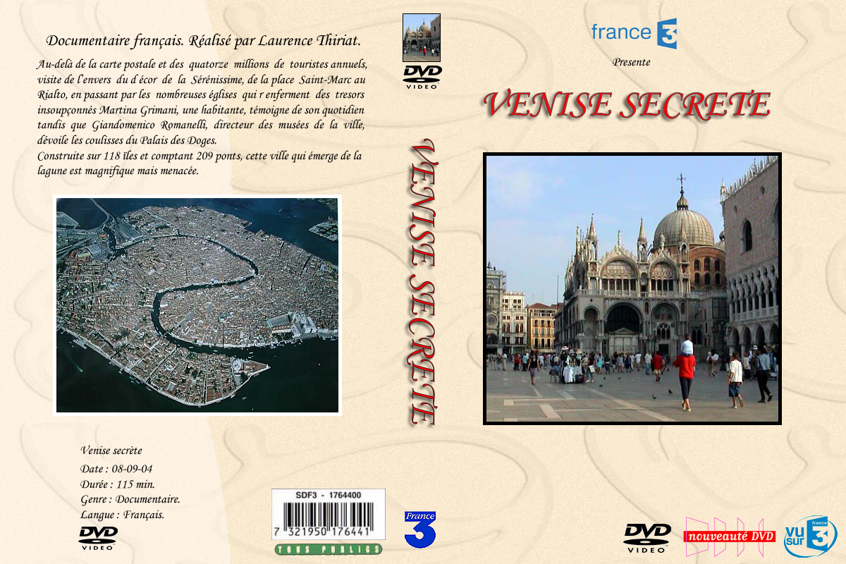 Jaquette DVD Venise secrete