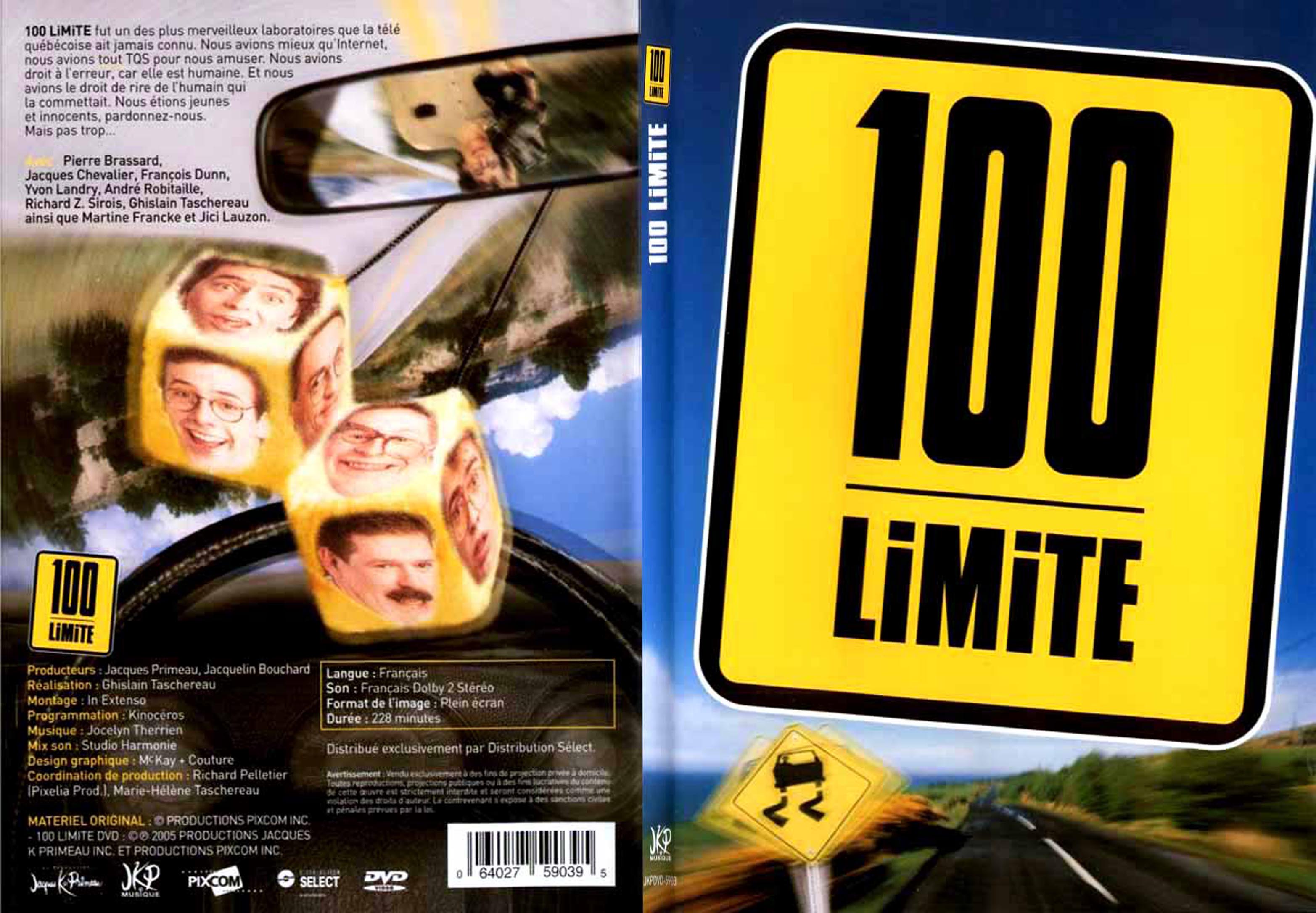 Jaquette DVD 100 limite - SLIM