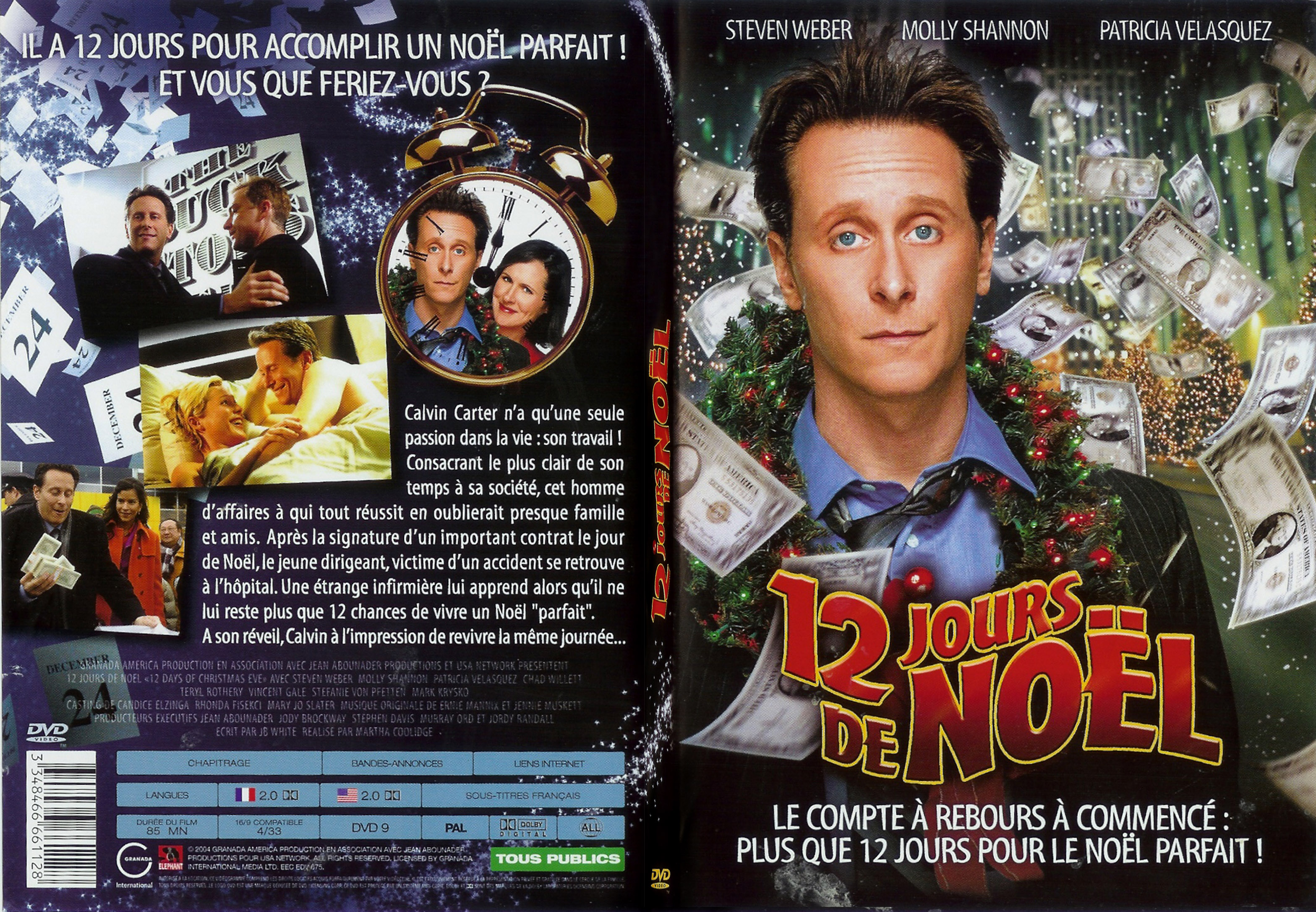 Jaquette DVD 12 jours de Noel - SLIM