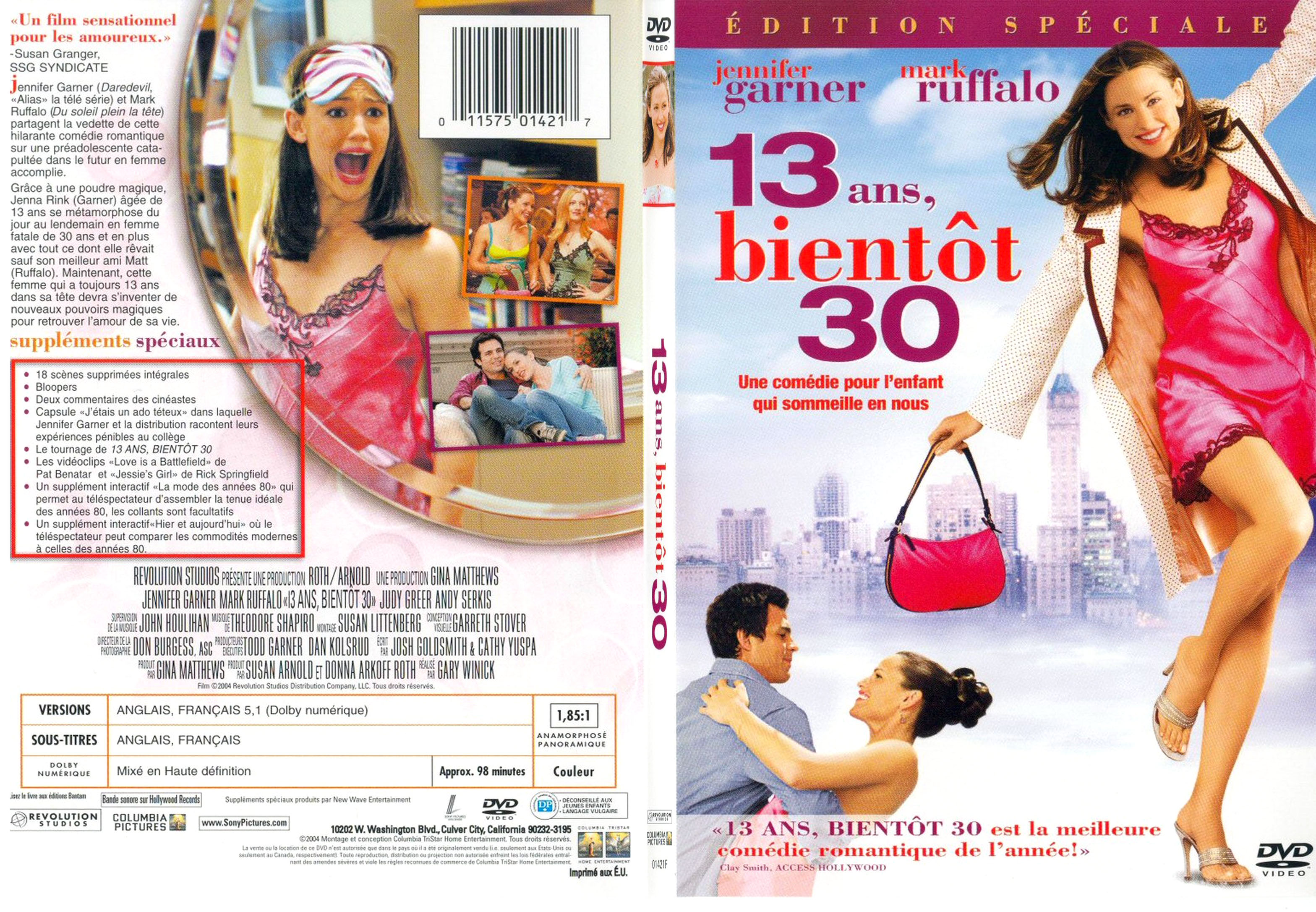 Jaquette DVD 13 ans bientot 30 - SLIM