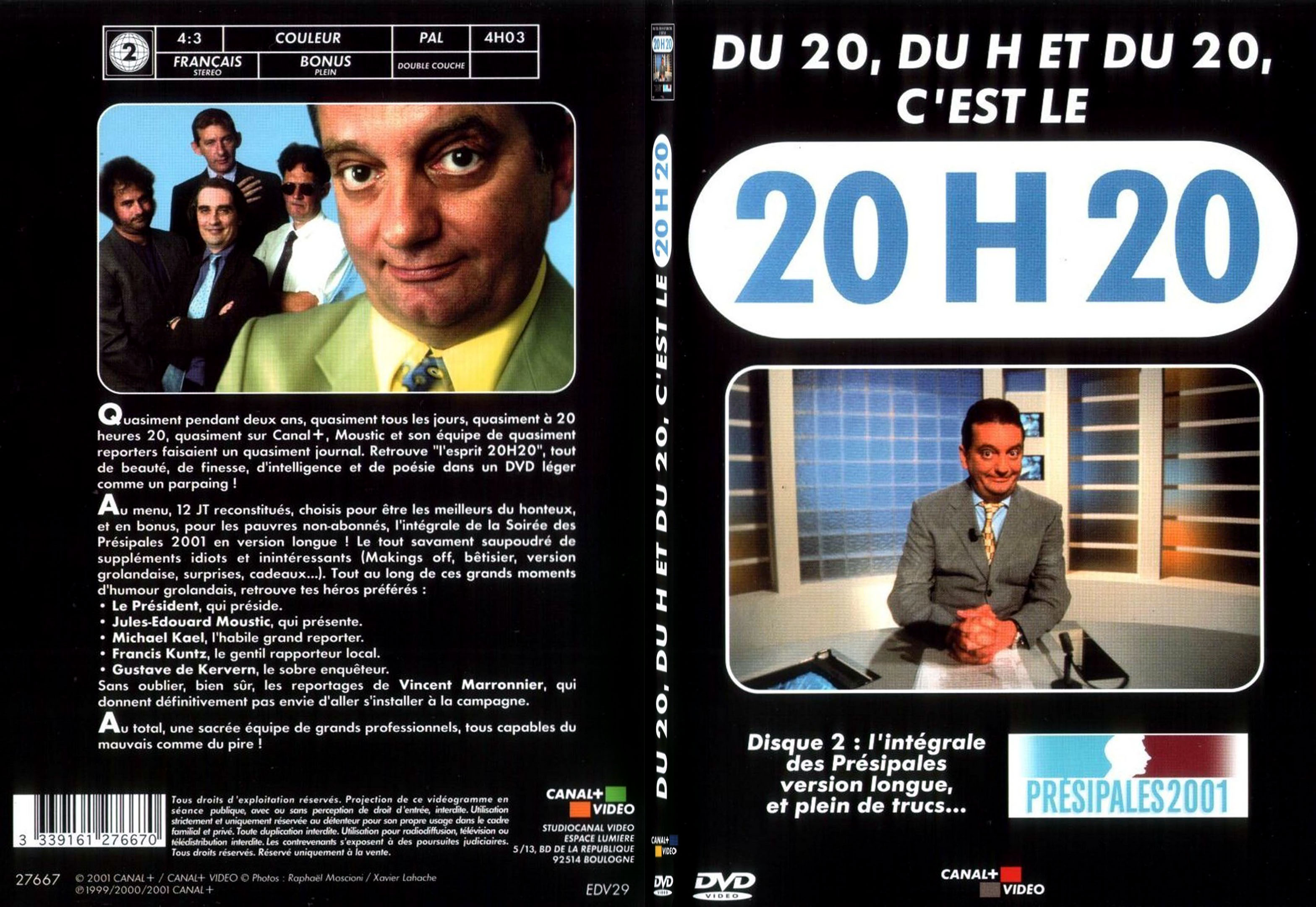 Jaquette DVD 20h20 - SLIM