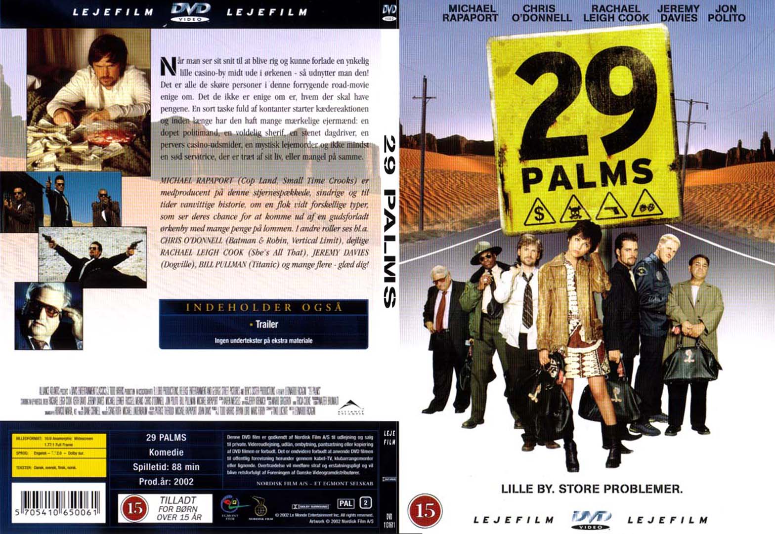 Jaquette DVD 29 palms - SLIM