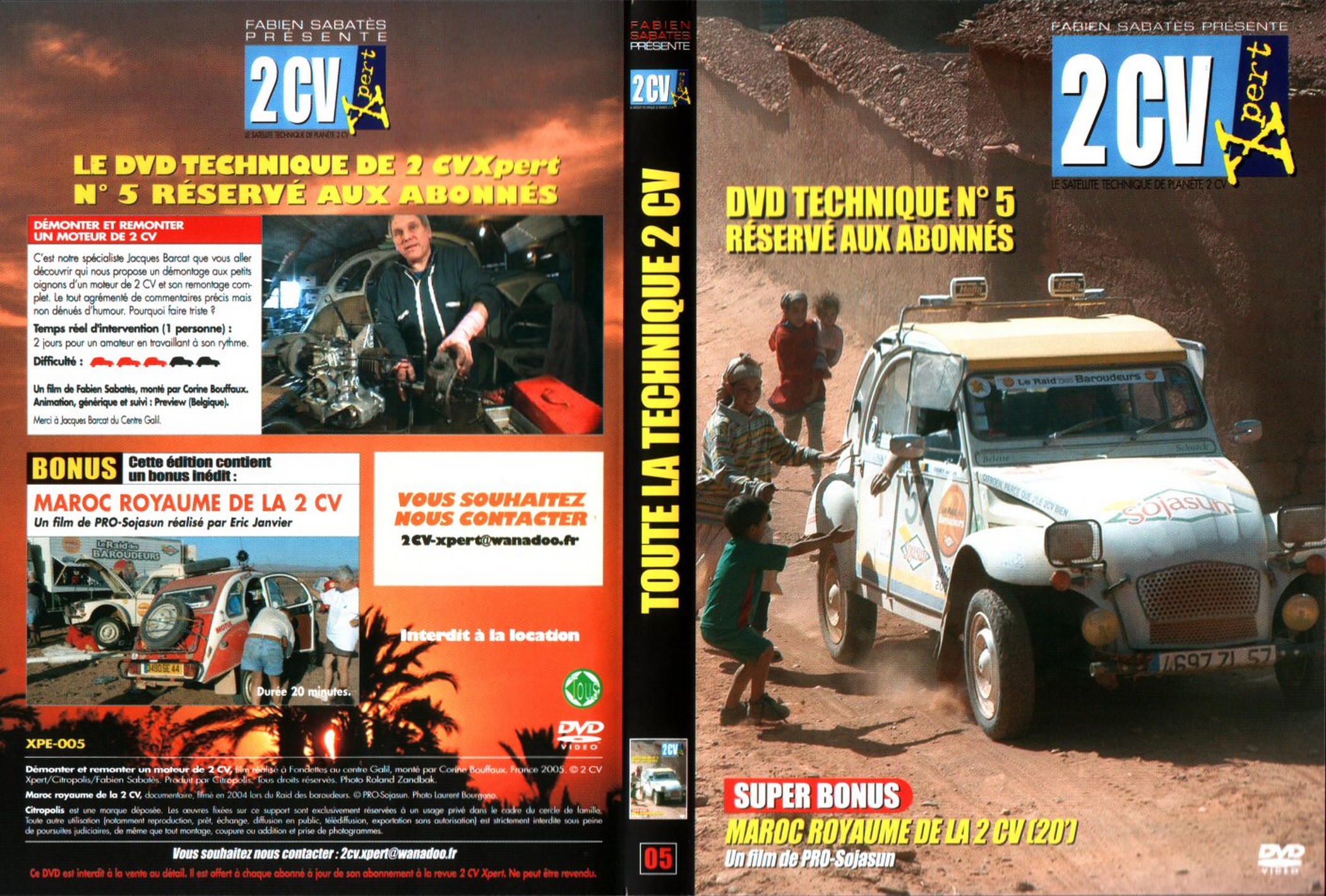 Jaquette DVD 2CV expert 5