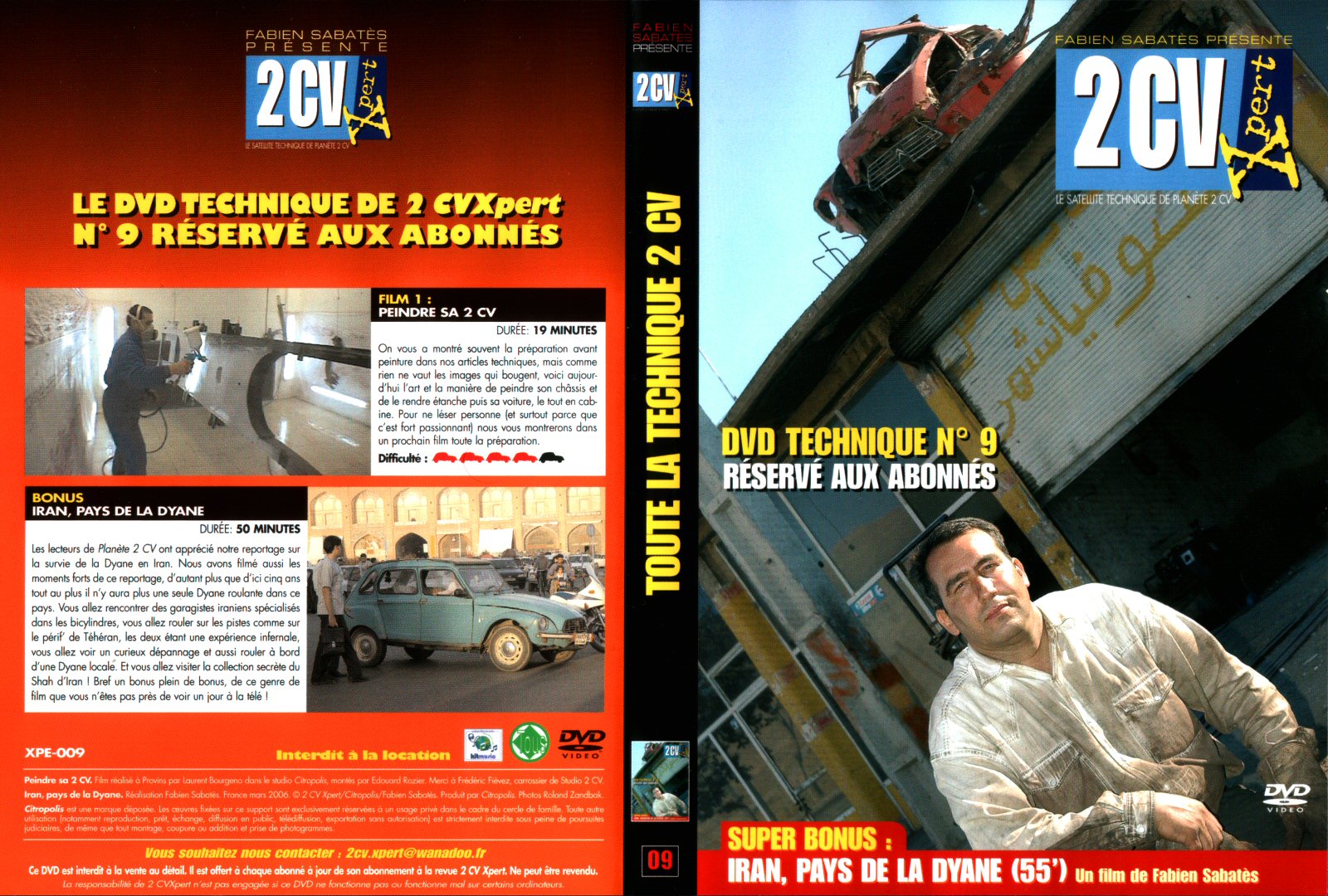 Jaquette DVD 2CV expert 9