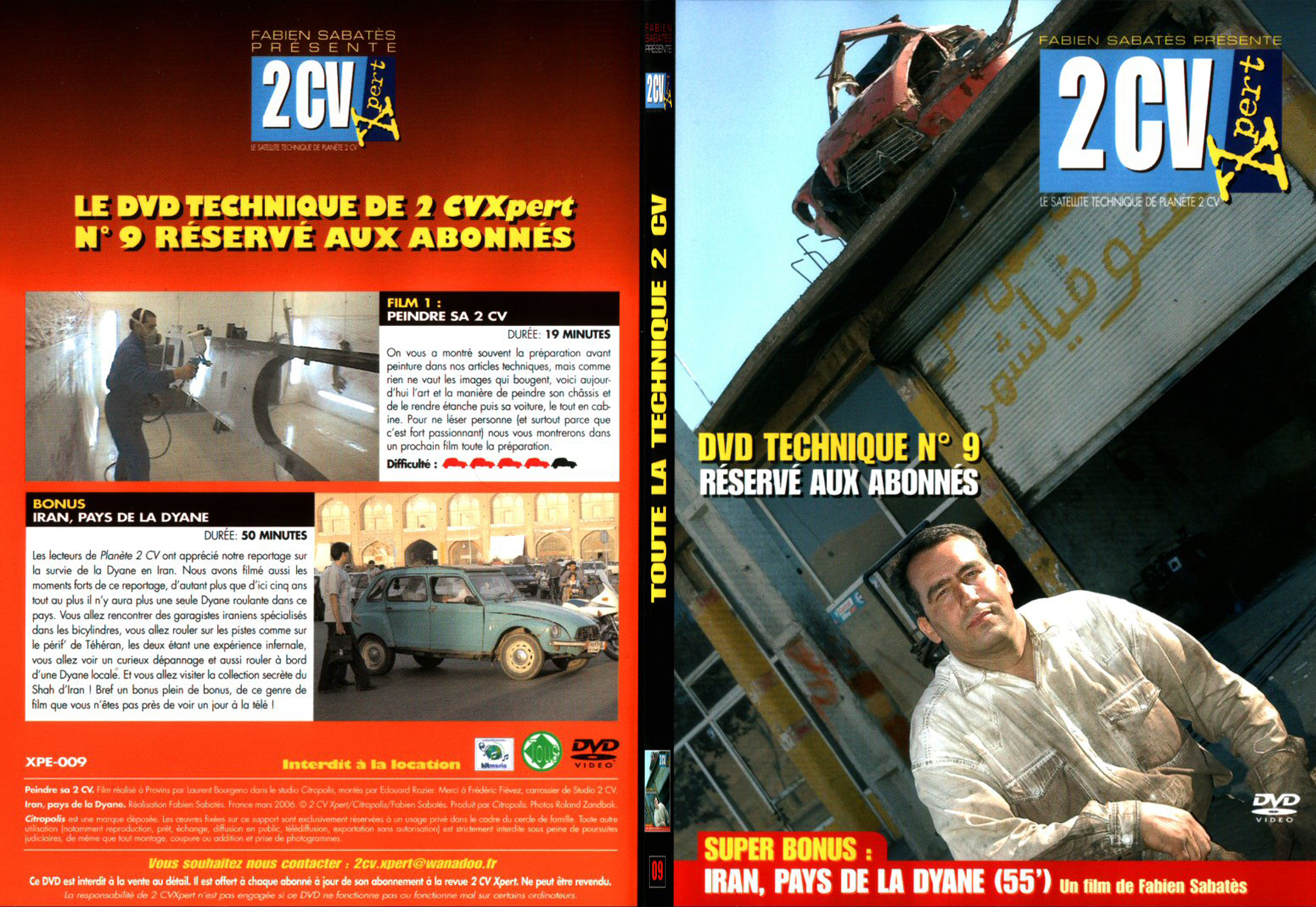 Jaquette DVD 2CV expert 9 - SLIM