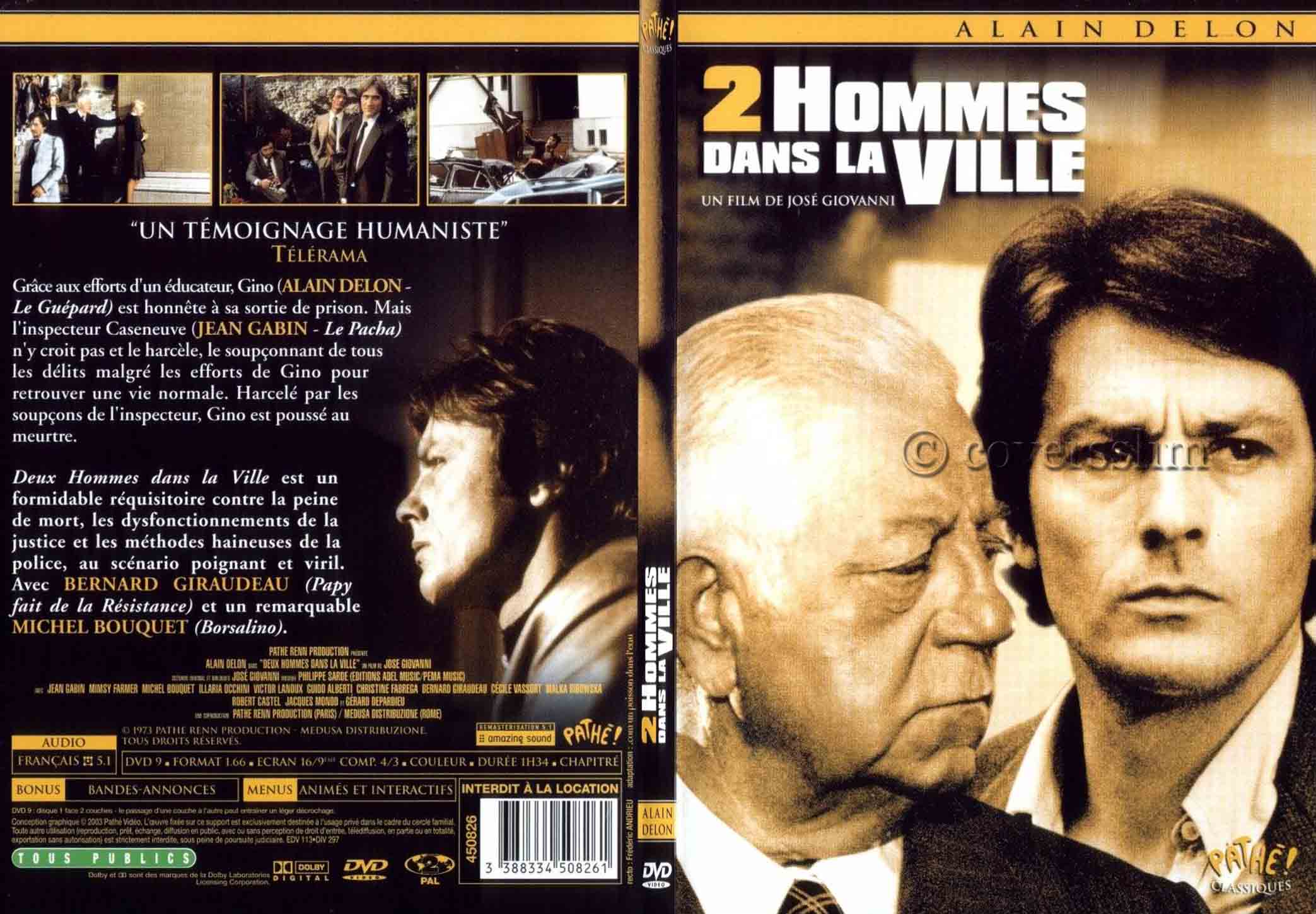 Jaquette DVD 2 hommes dans la ville - SLIM