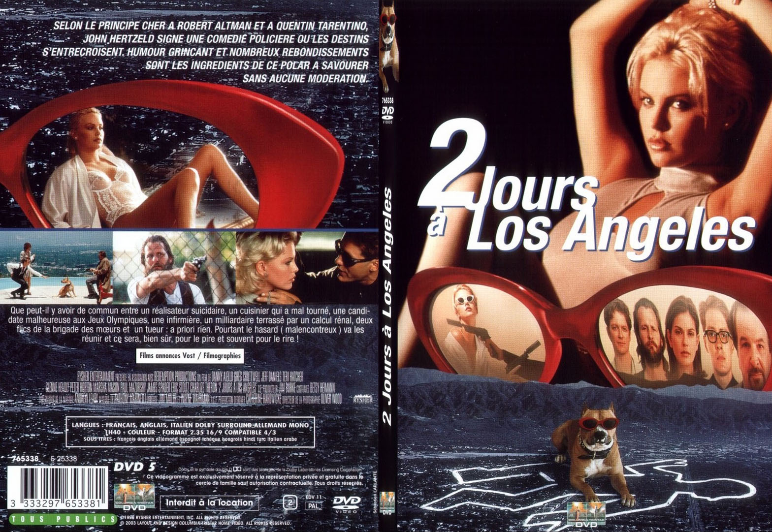 Jaquette DVD 2 jours  Los Angeles - SLIM