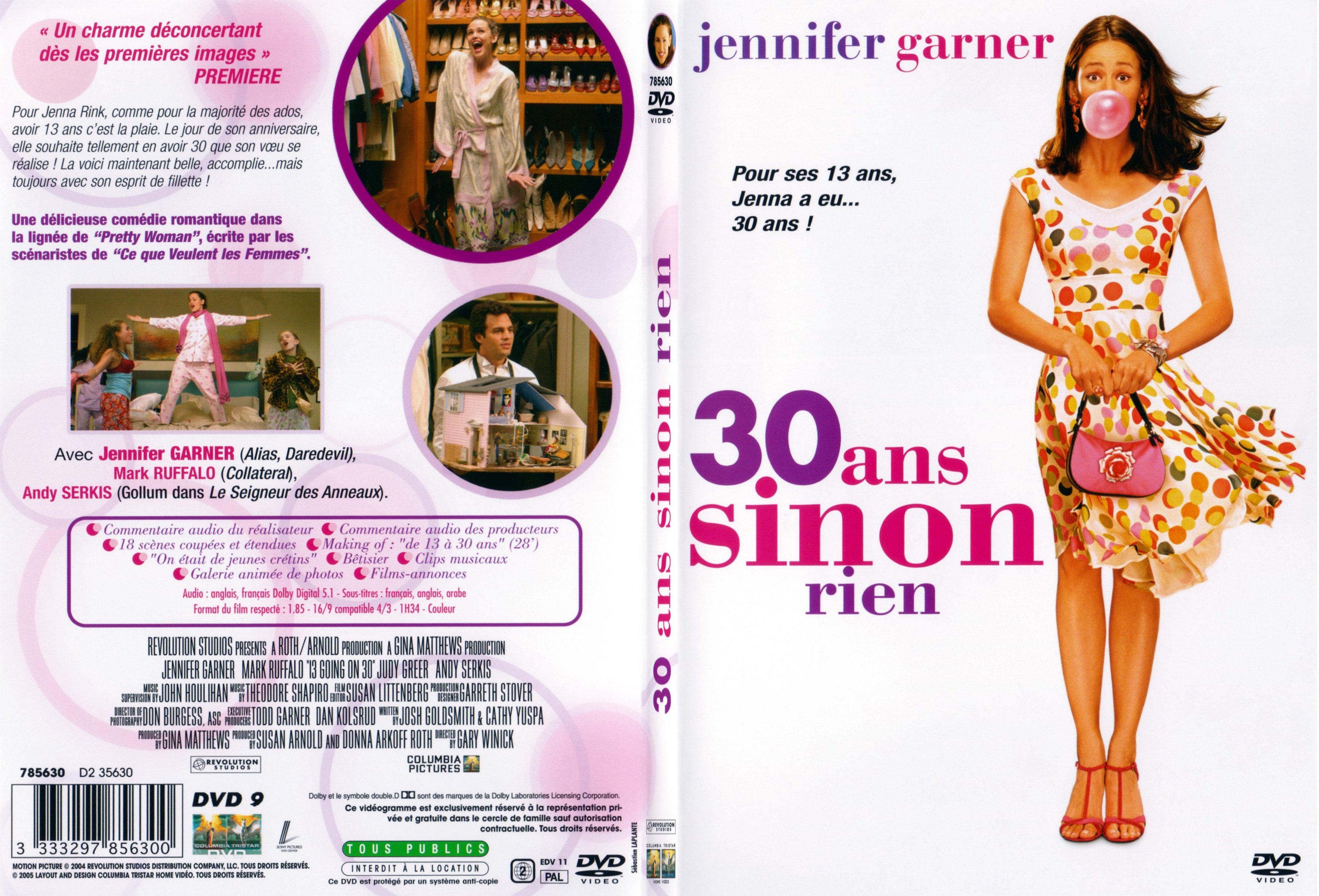 Jaquette DVD 30 ans sinon rien - SLIM v2