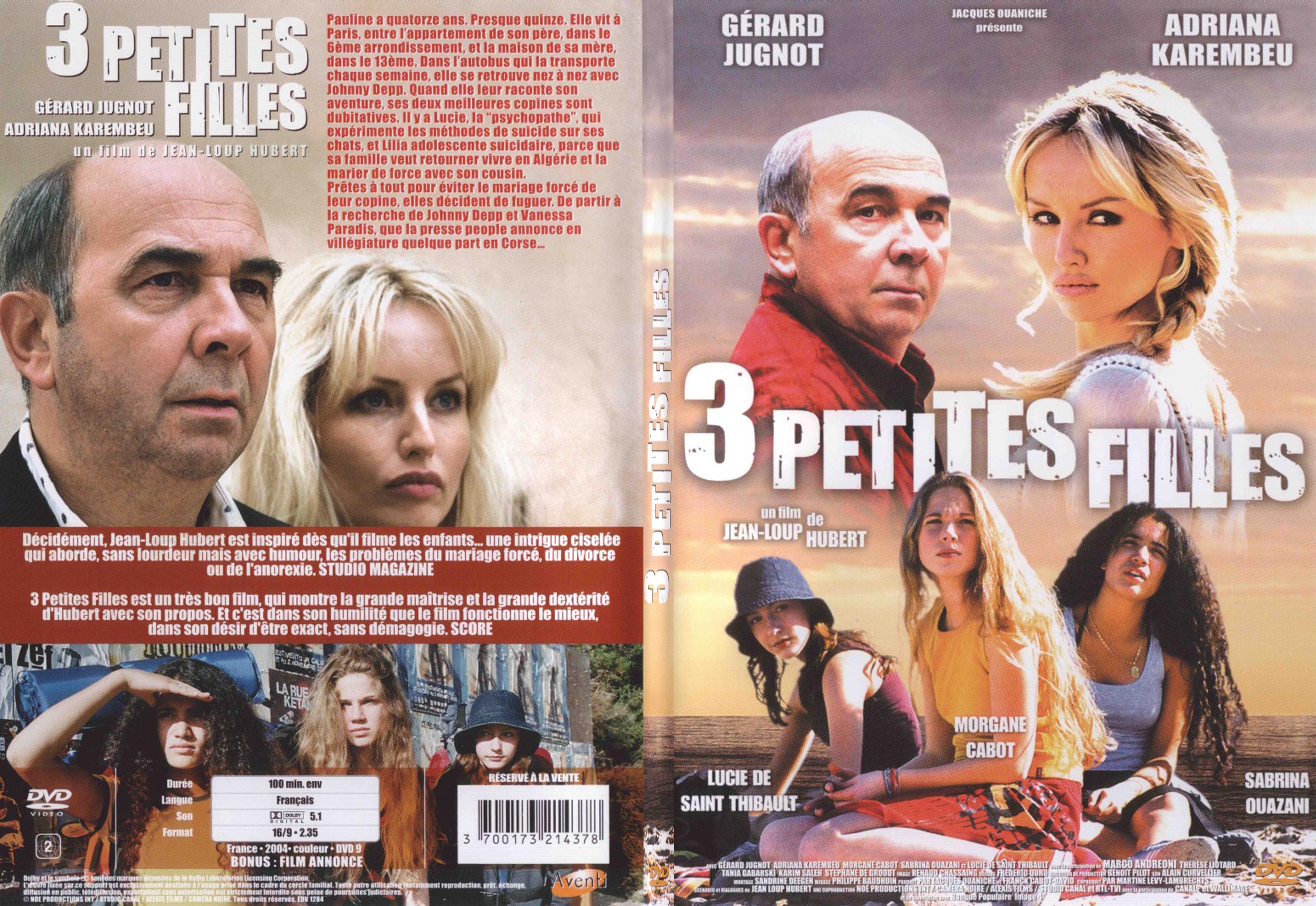 Jaquette DVD 3 petites filles - SLIM