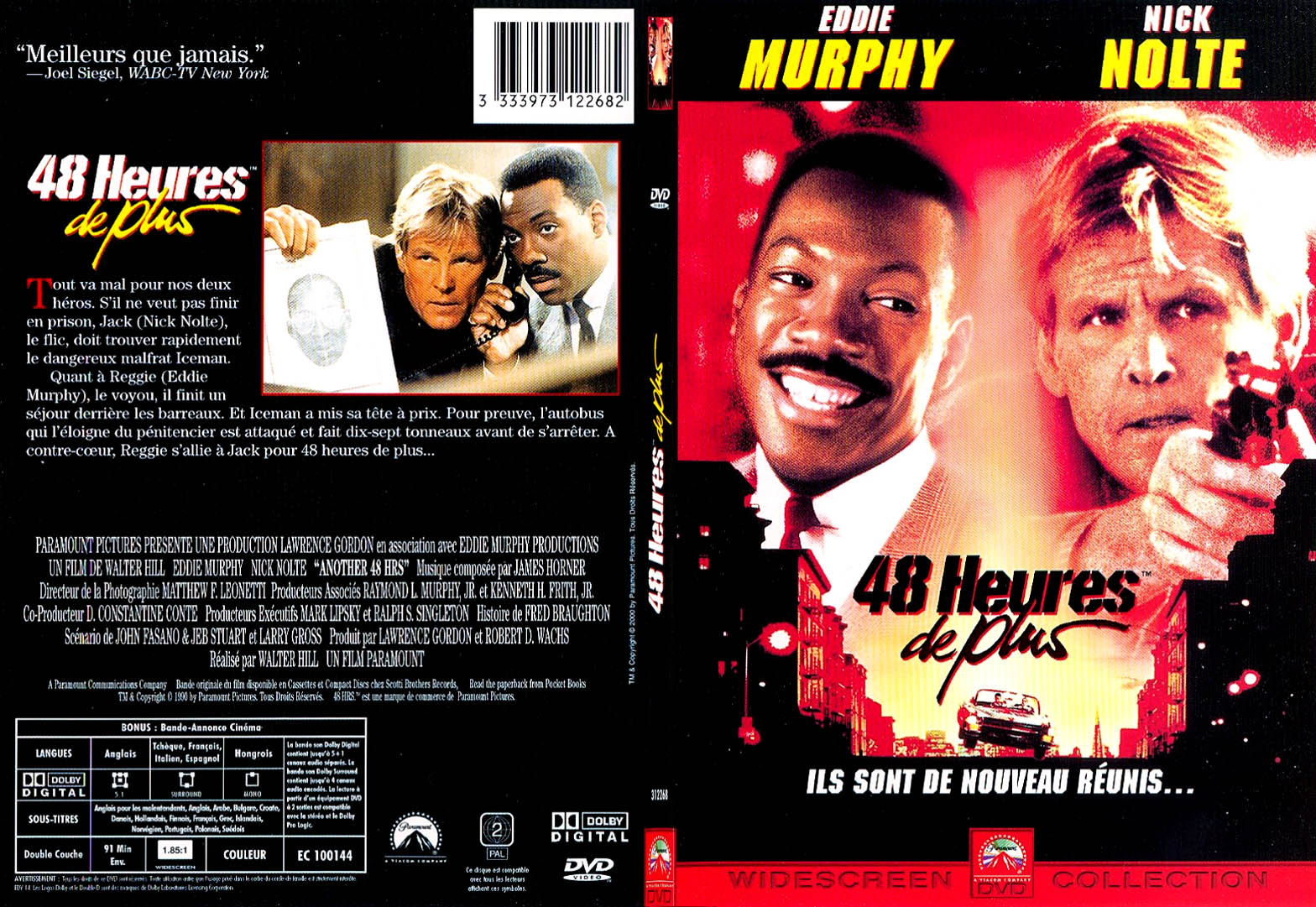 Jaquette DVD 48 heures de plus - SLIM