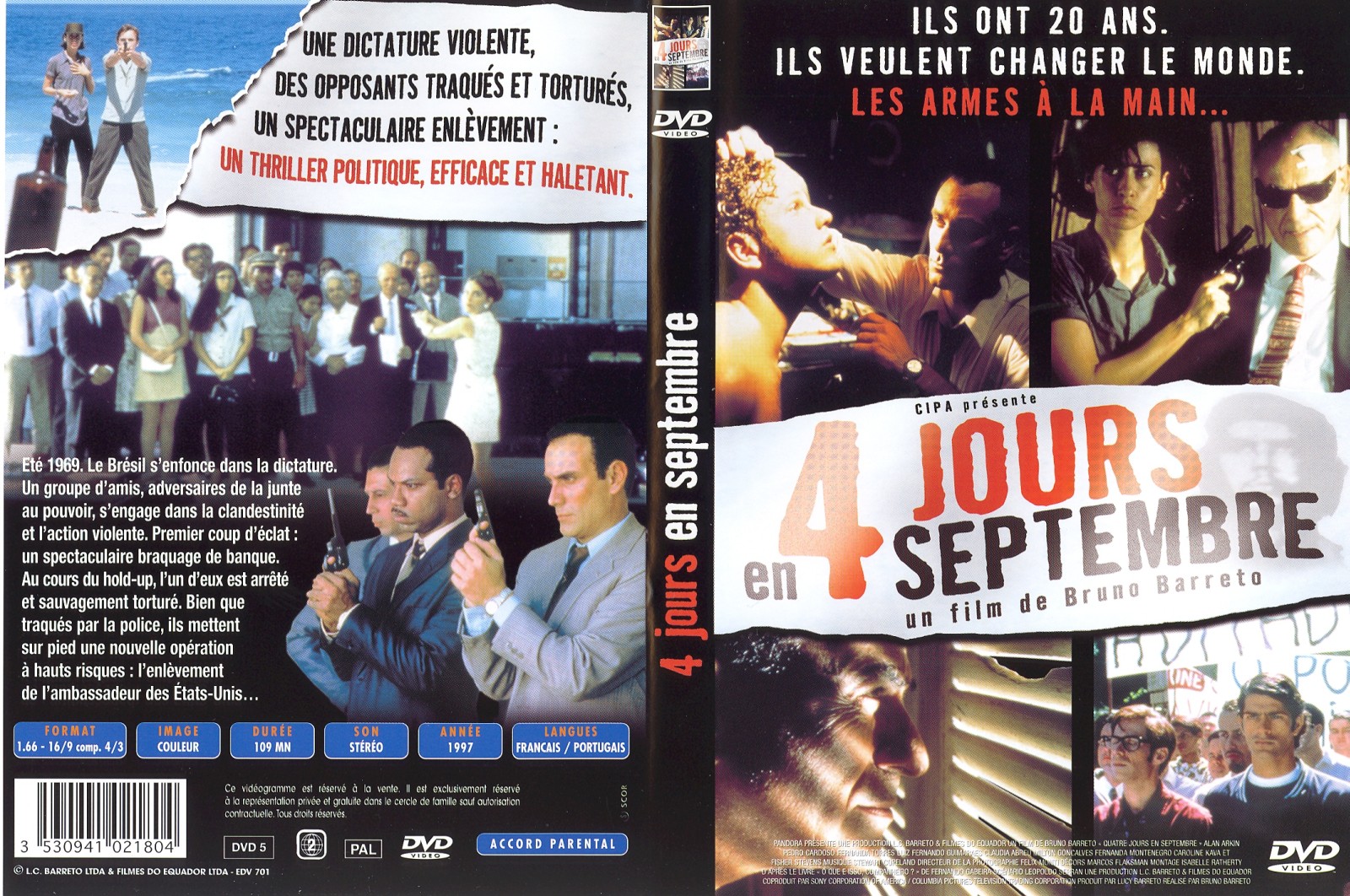 Jaquette DVD 4 jours en septembre