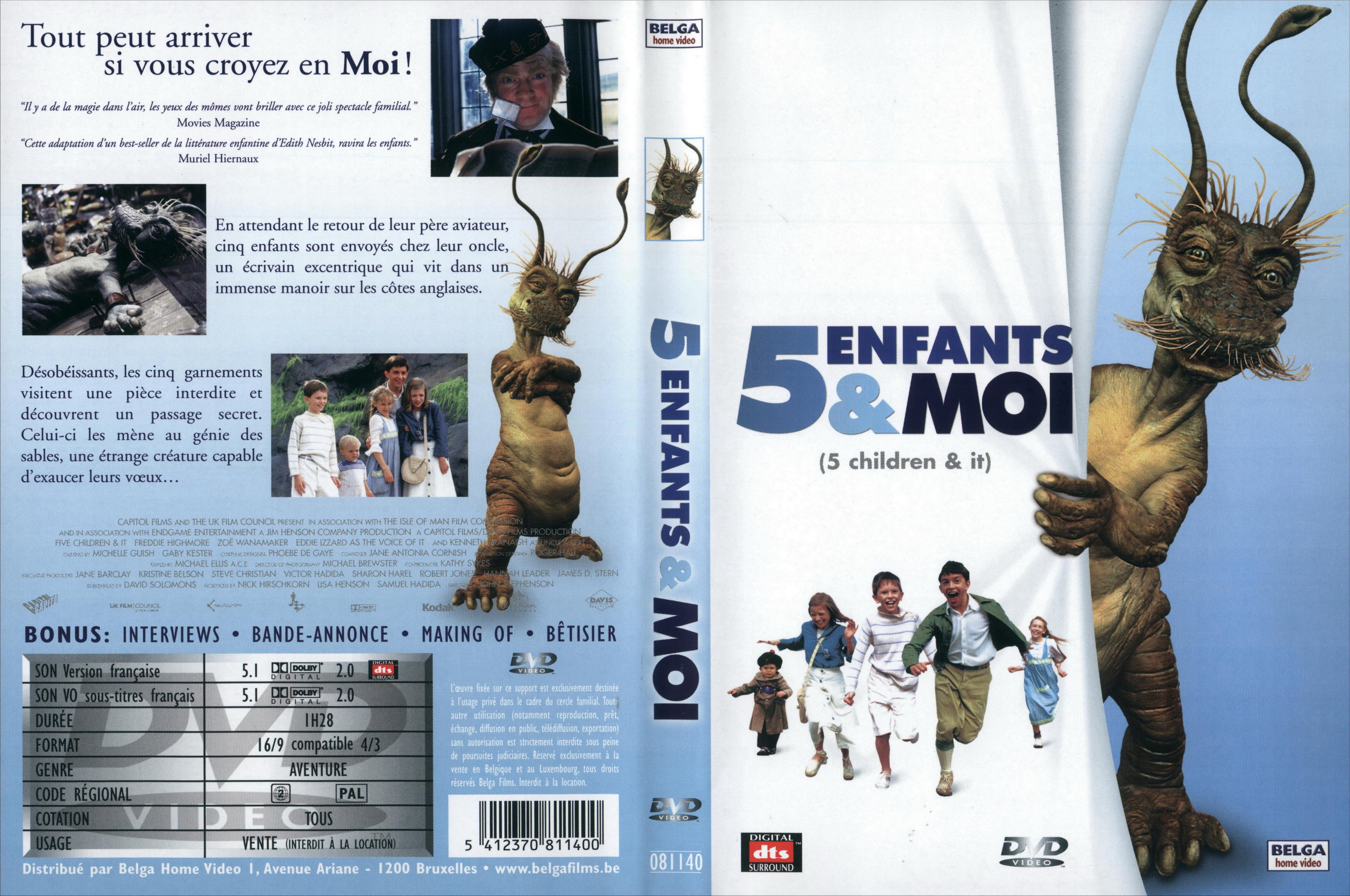 Jaquette DVD 5 enfants et moi v3