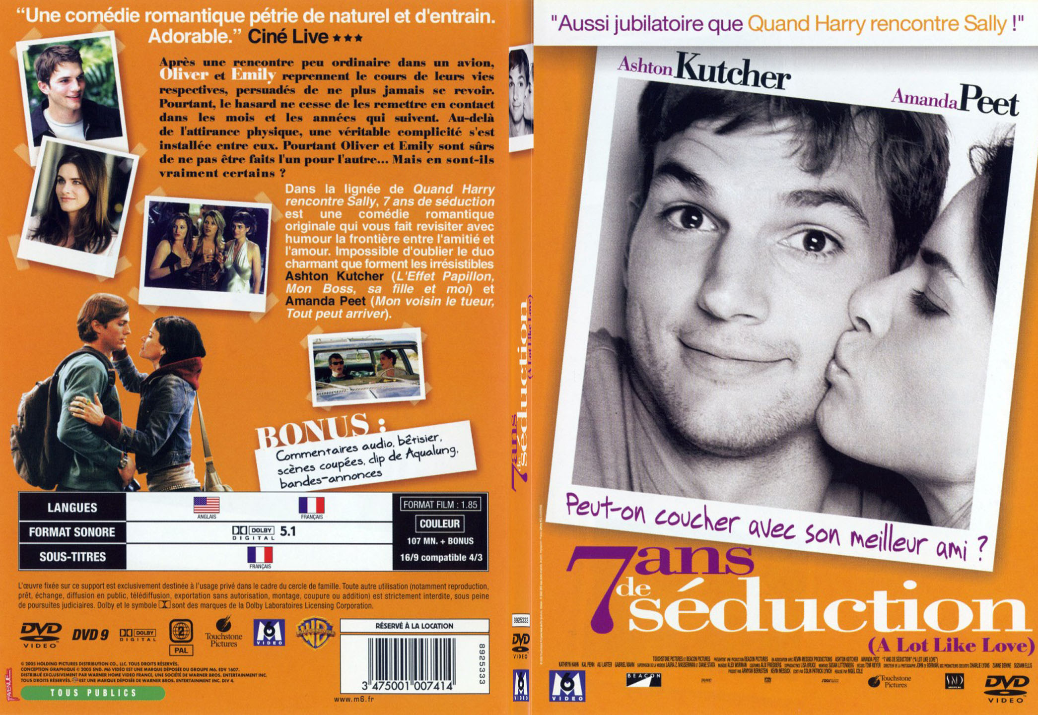 Jaquette DVD 7 ans de seduction - SLIM