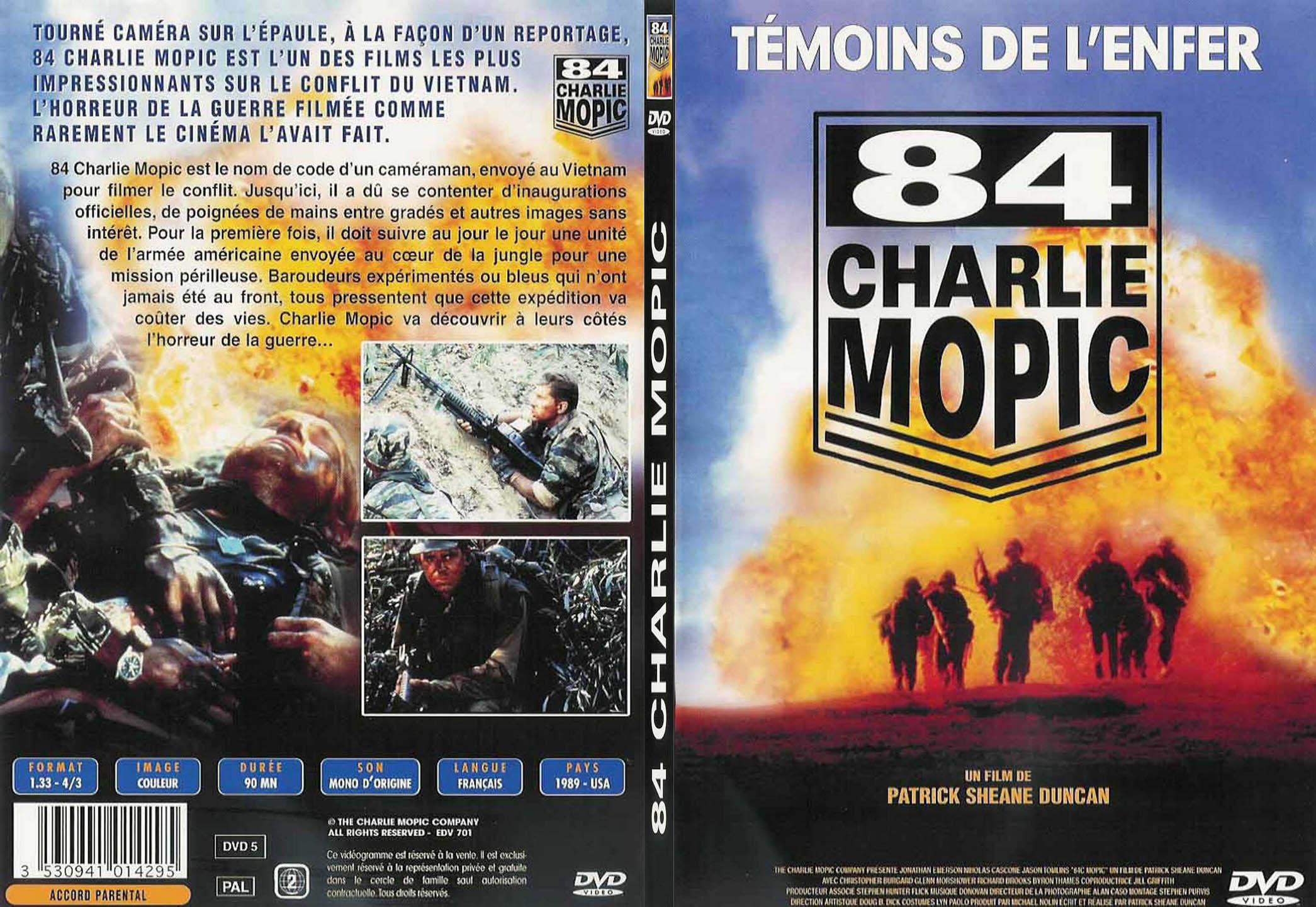 Jaquette DVD 84 charlie mopic - SLIM
