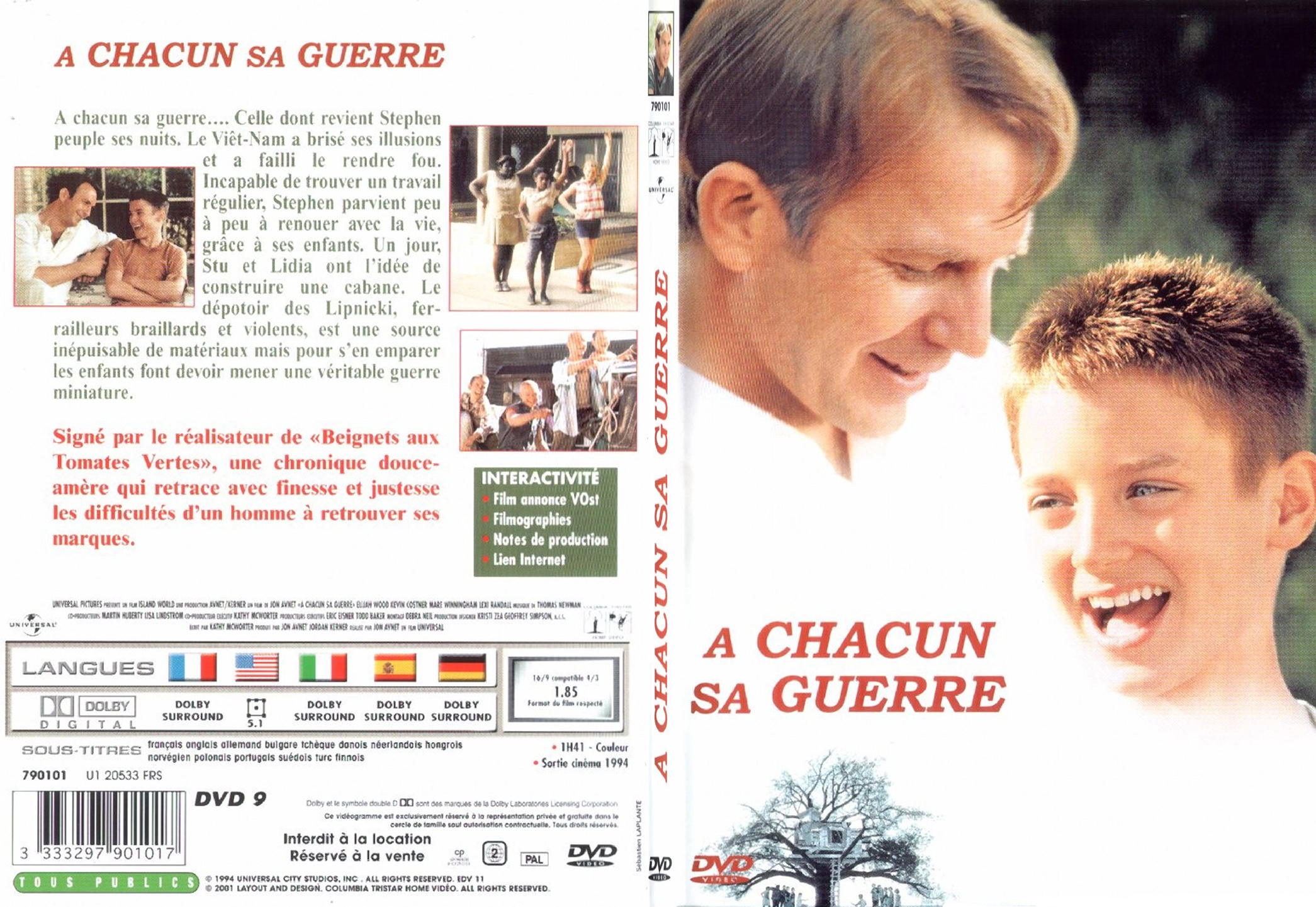 Jaquette DVD A chacun sa guerre - SLIM