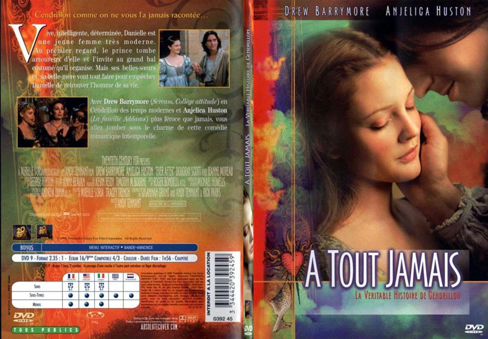 Jaquette DVD A tout jamais - SLIM