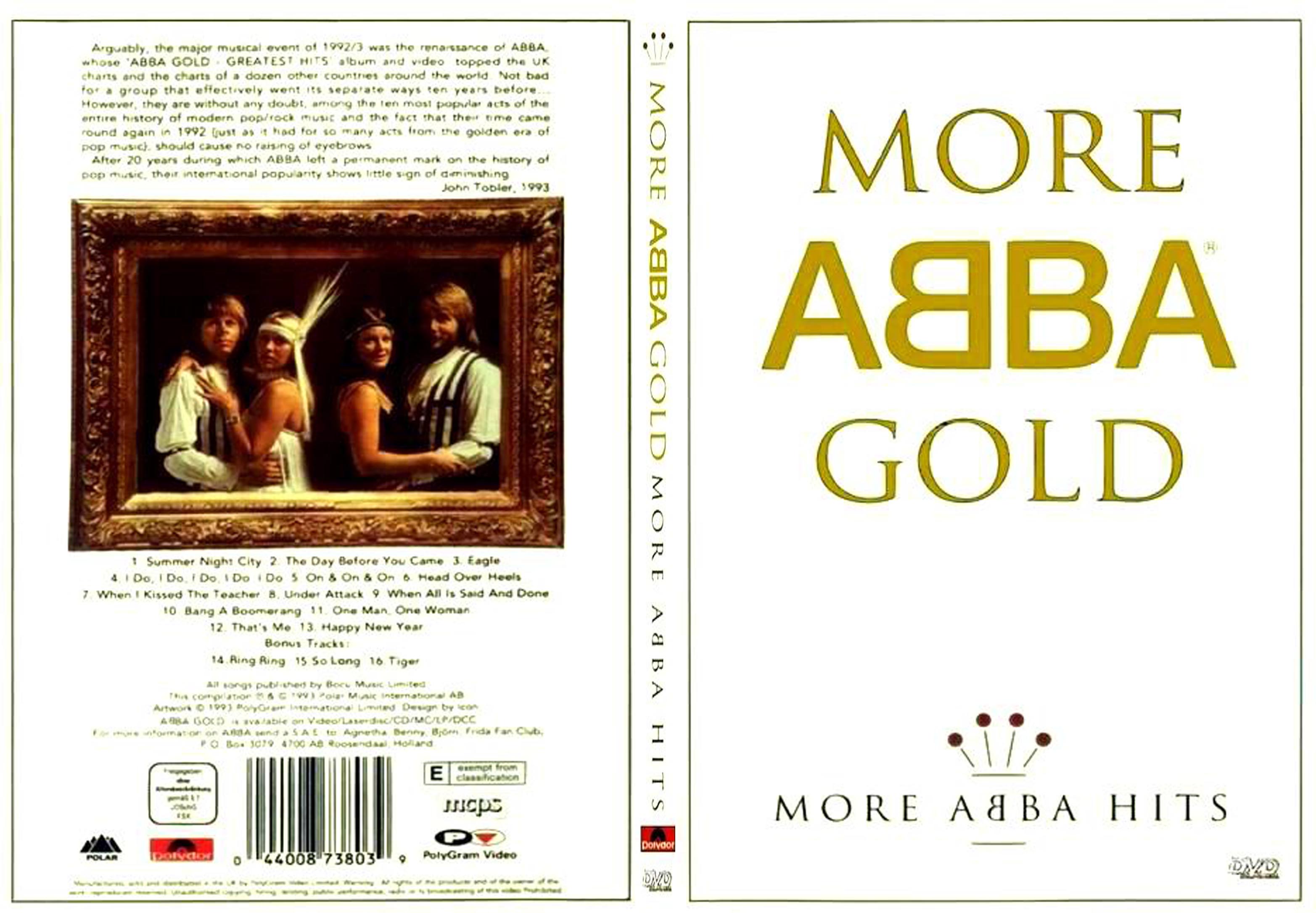 Jaquette DVD Abba More Gold - SLIM