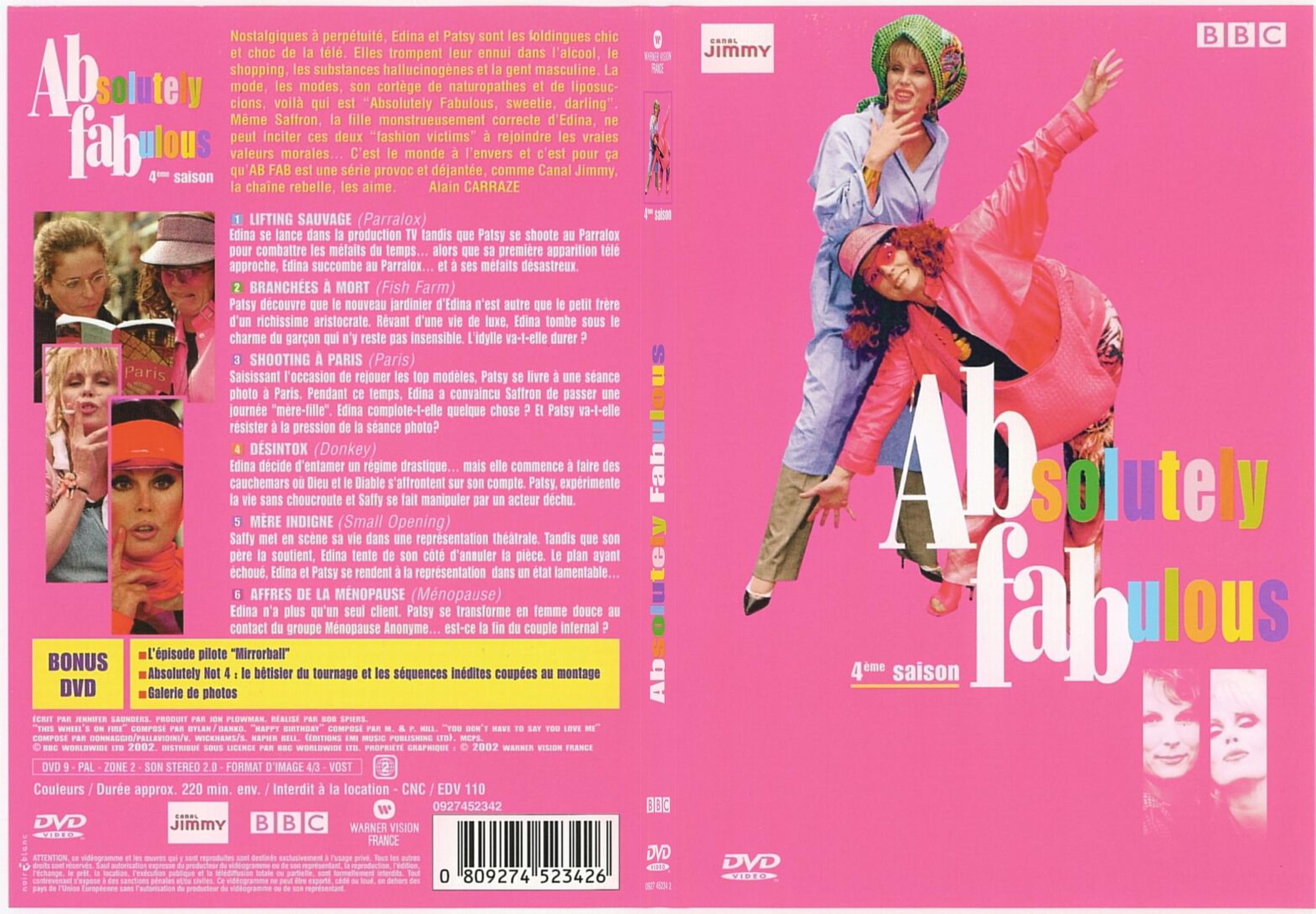 Jaquette DVD Absolutely Fabulous Saison 4 - SLIM