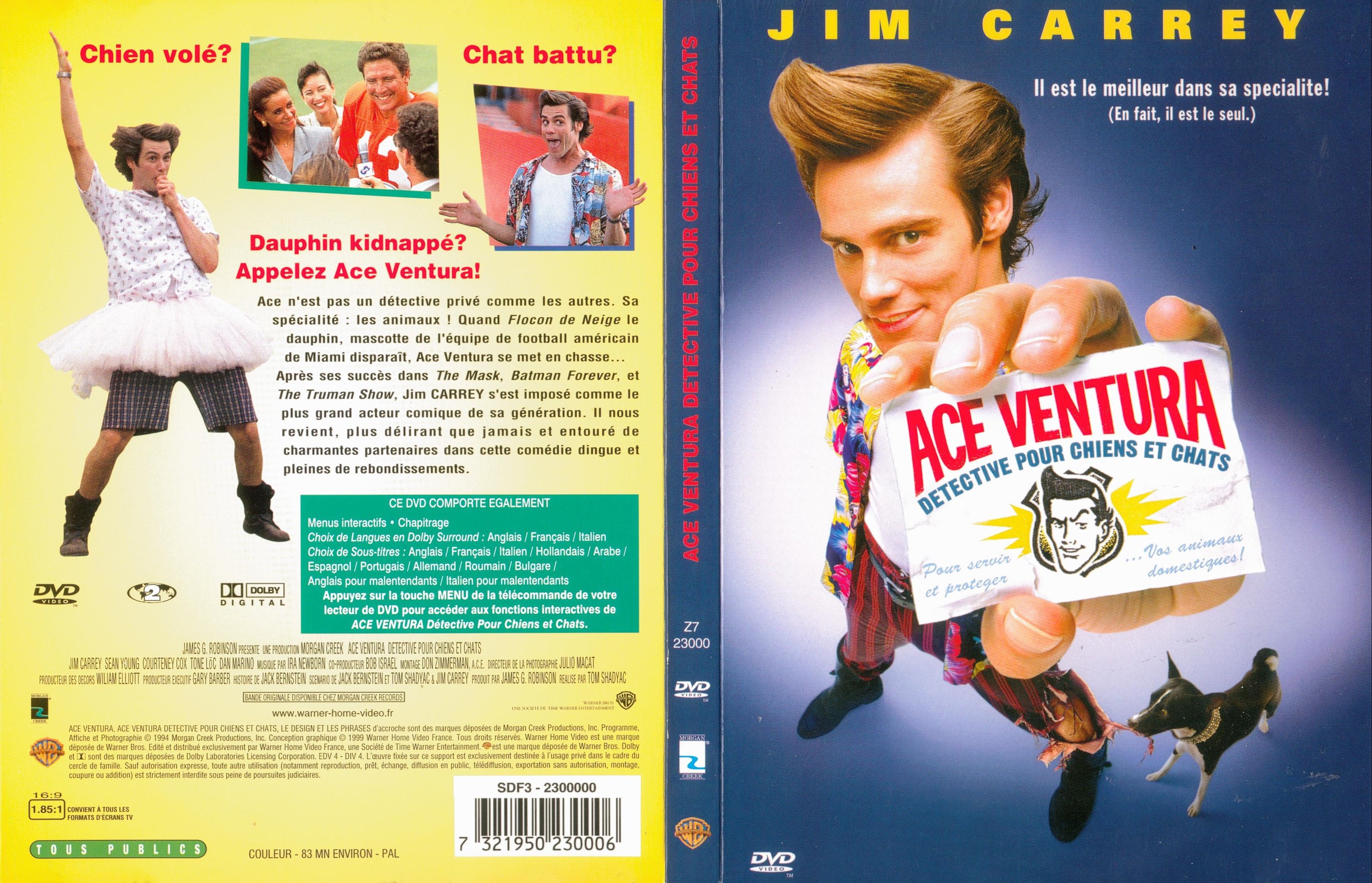 Jaquette DVD Ace Ventura