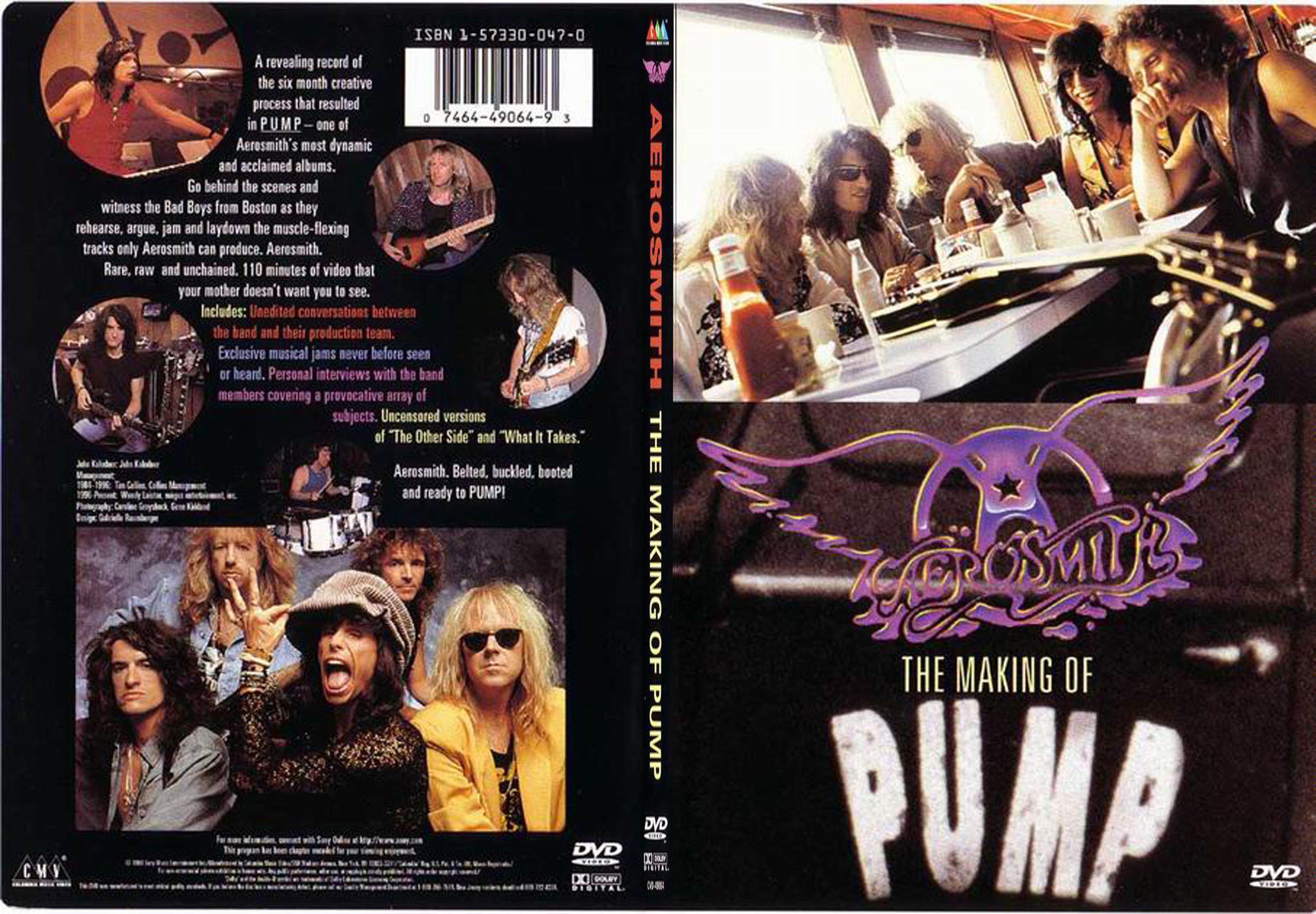 Jaquette DVD Aerosmith The Making Of Pump - SLIM