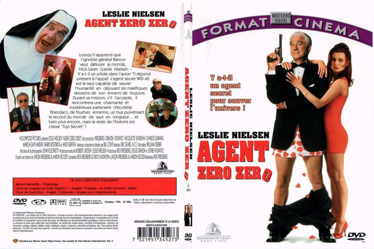 Jaquette DVD Agent zero zero - SLIM