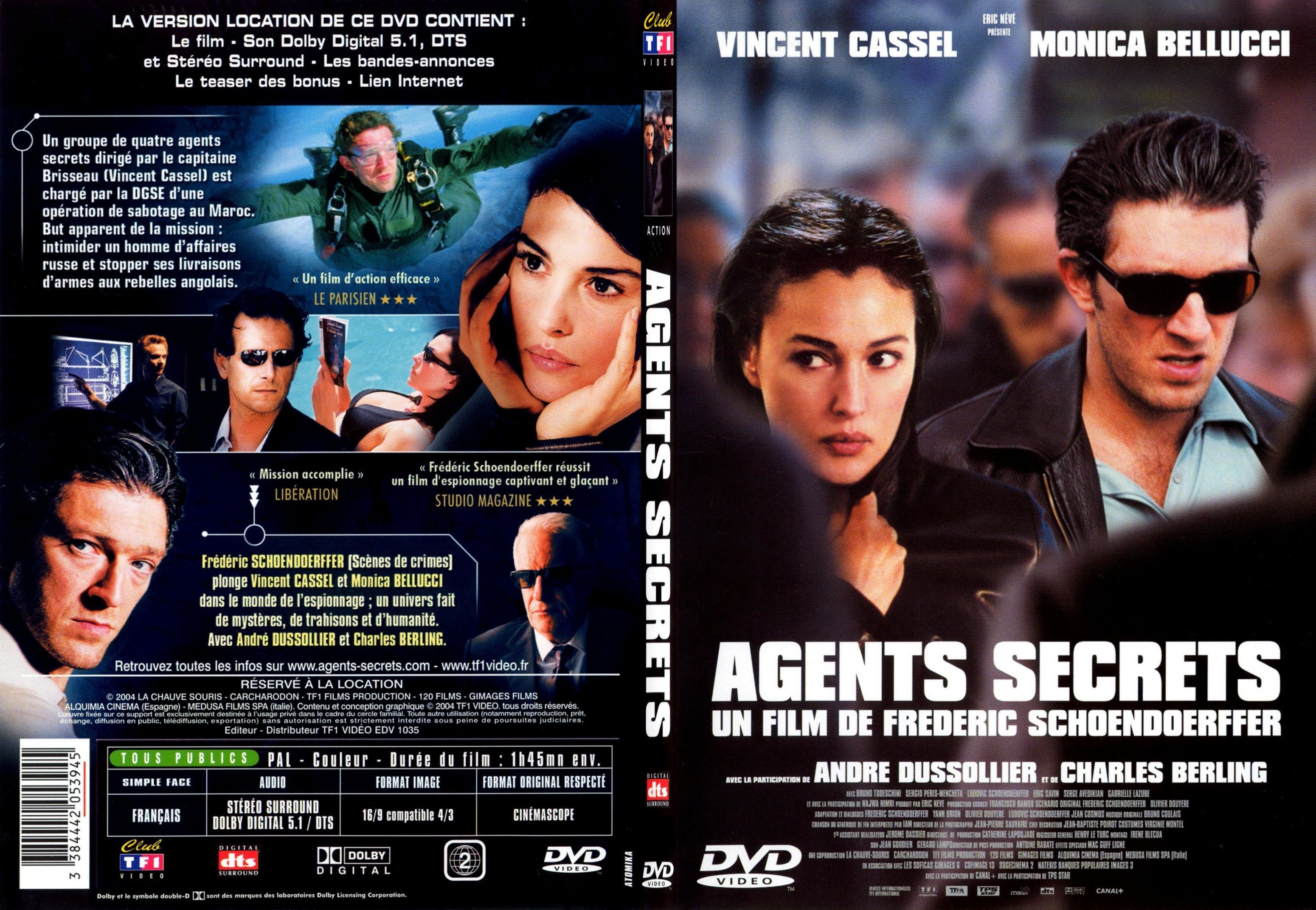 Jaquette DVD Agents secrets - SLIM