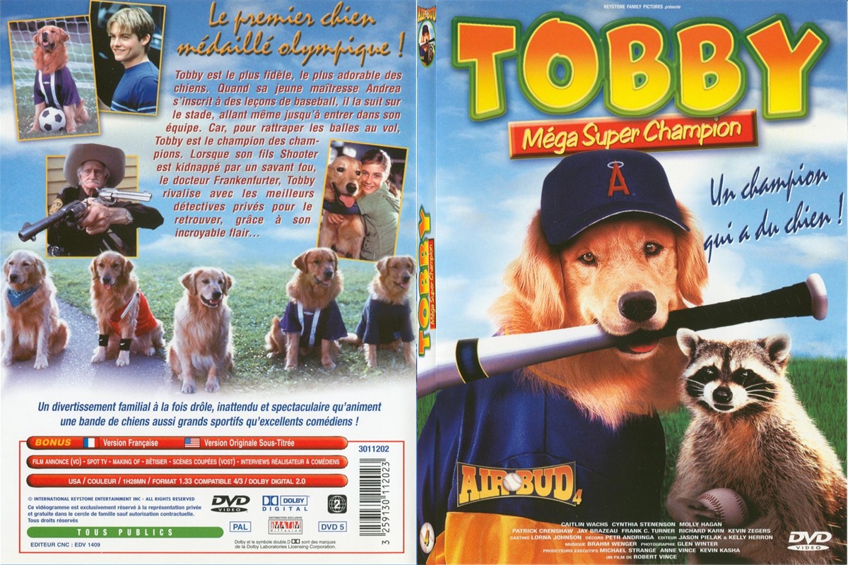 Jaquette DVD Air bud 4 - SLIM