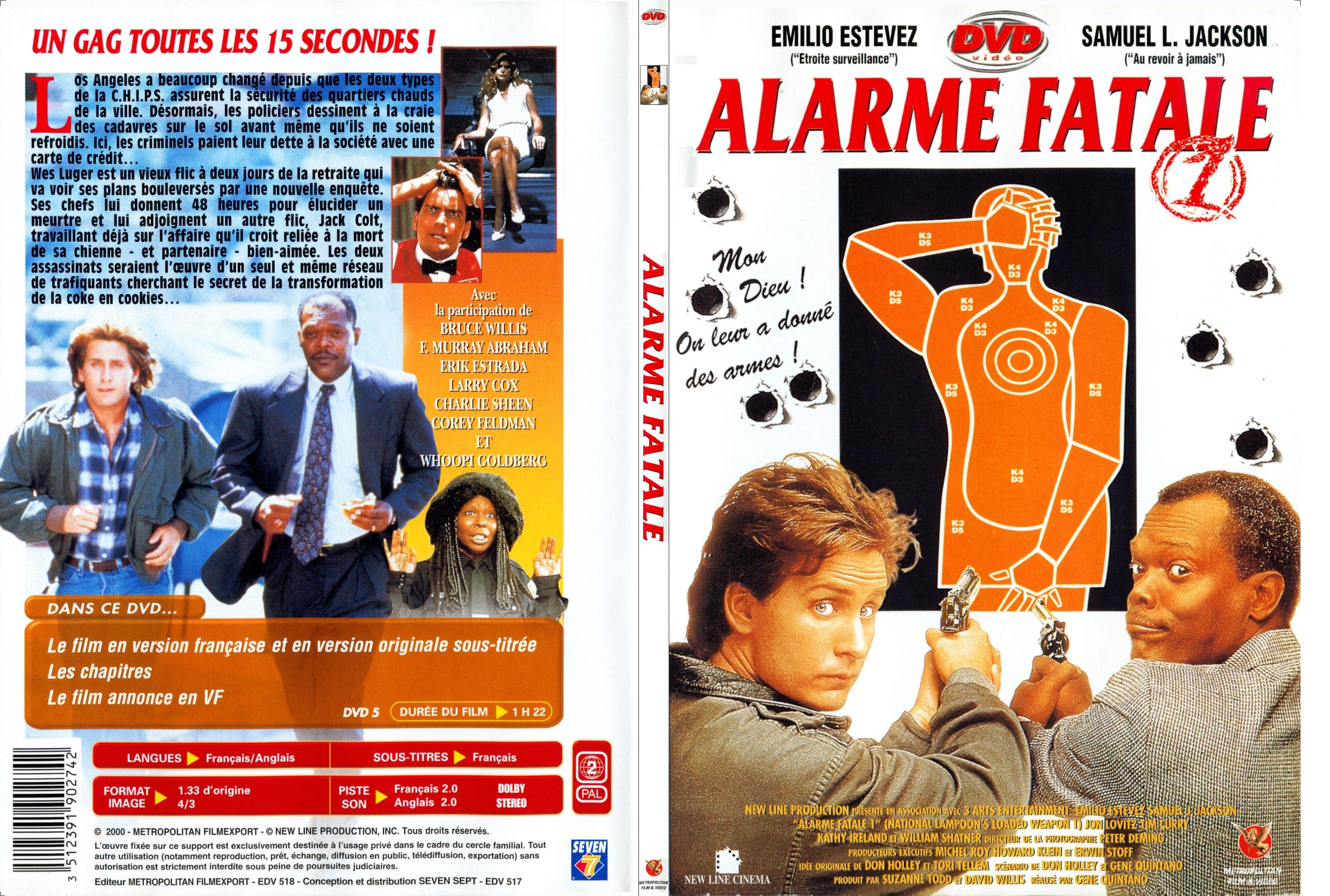 Jaquette DVD Alarme fatale - SLIM