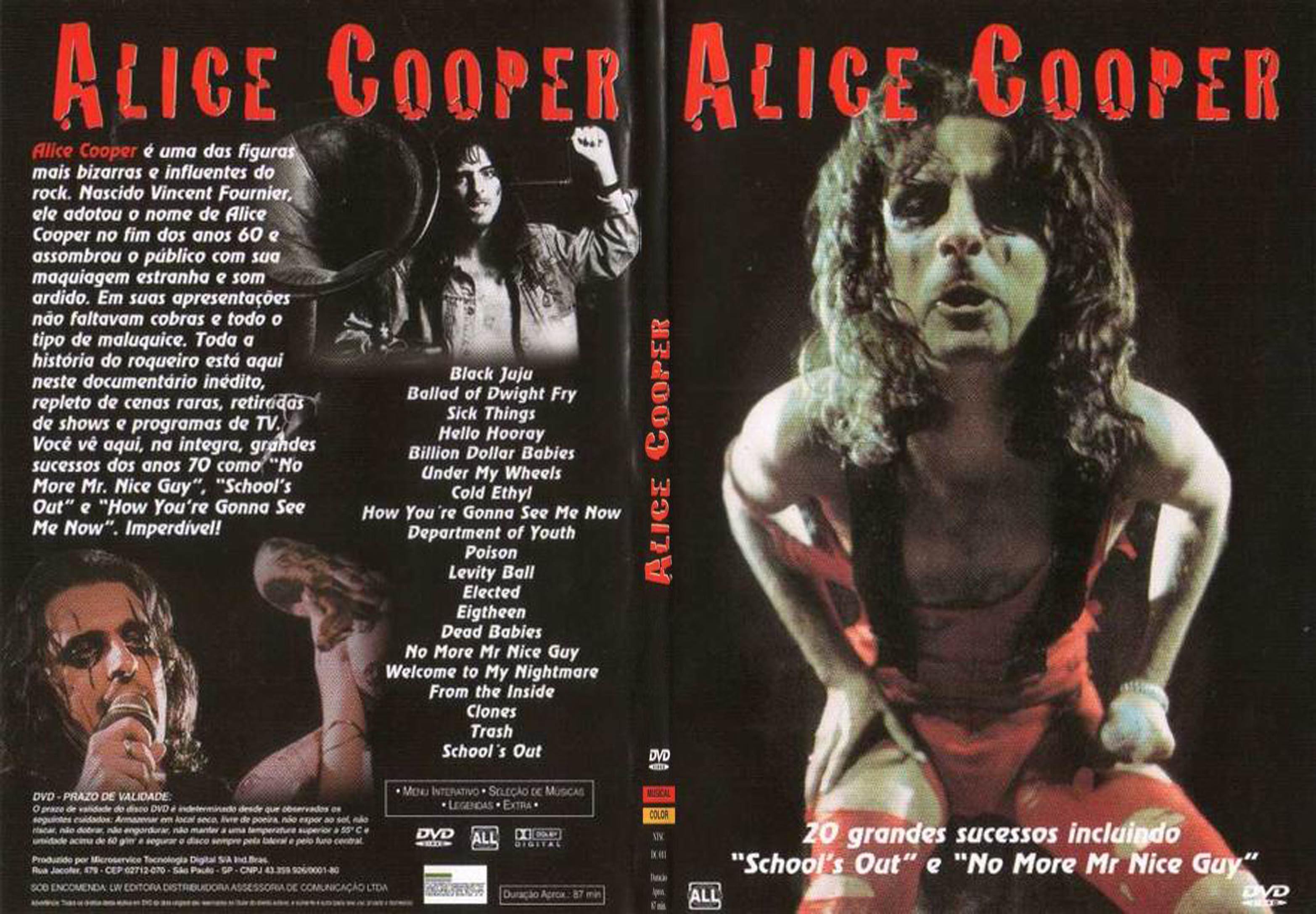 Jaquette DVD Alice Cooper - SLIM