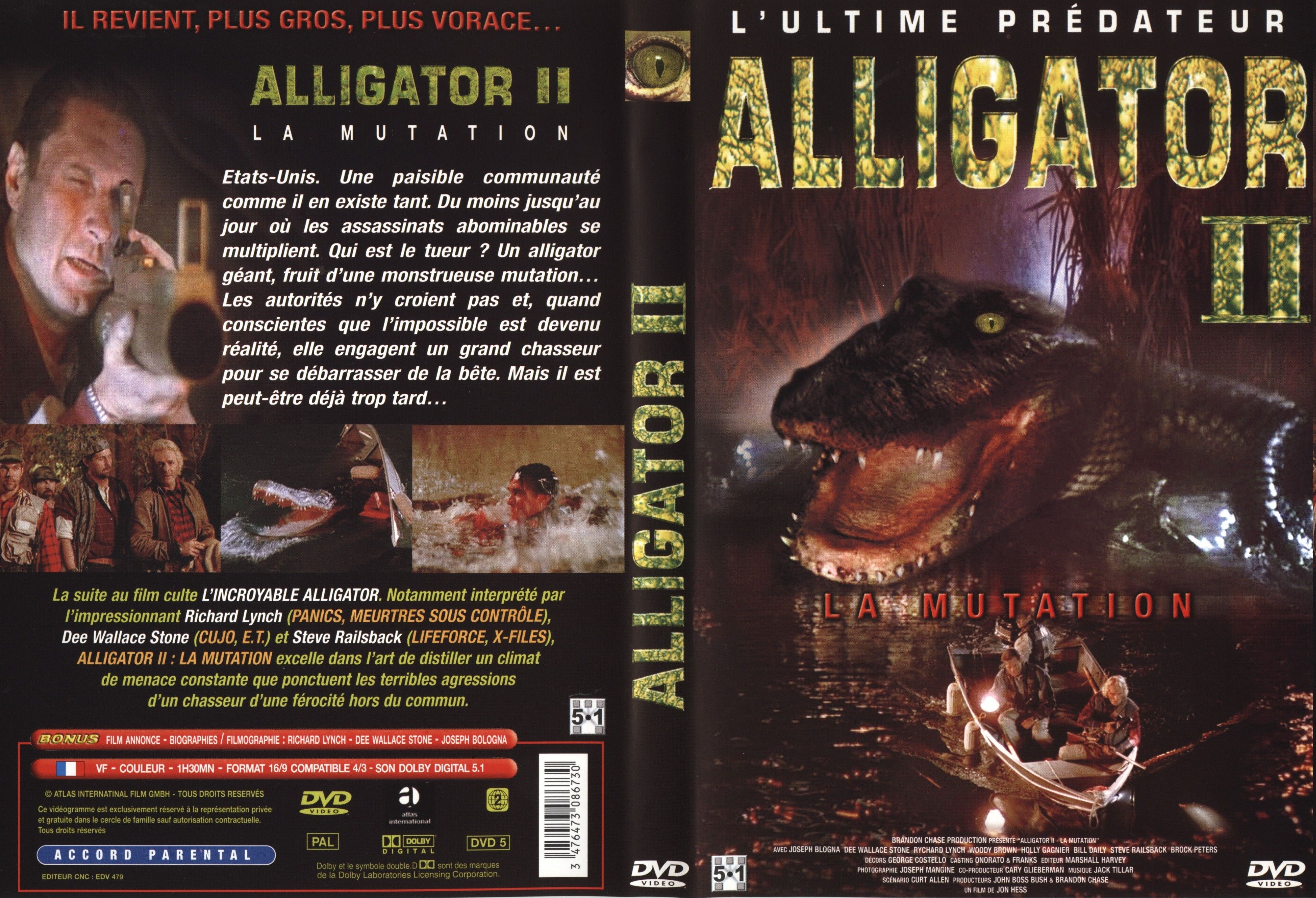 Jaquette DVD Alligator 2