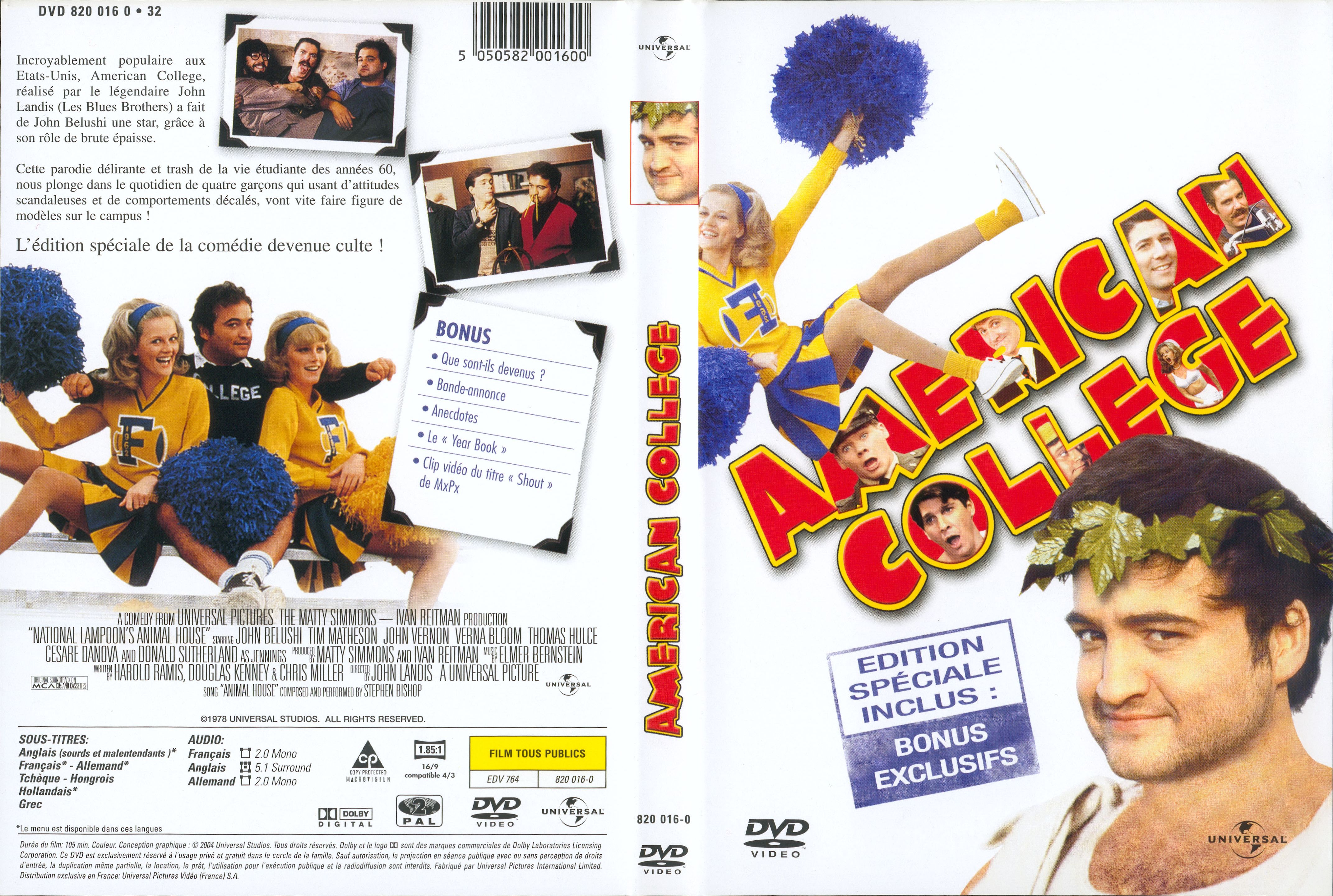 Jaquette DVD American college