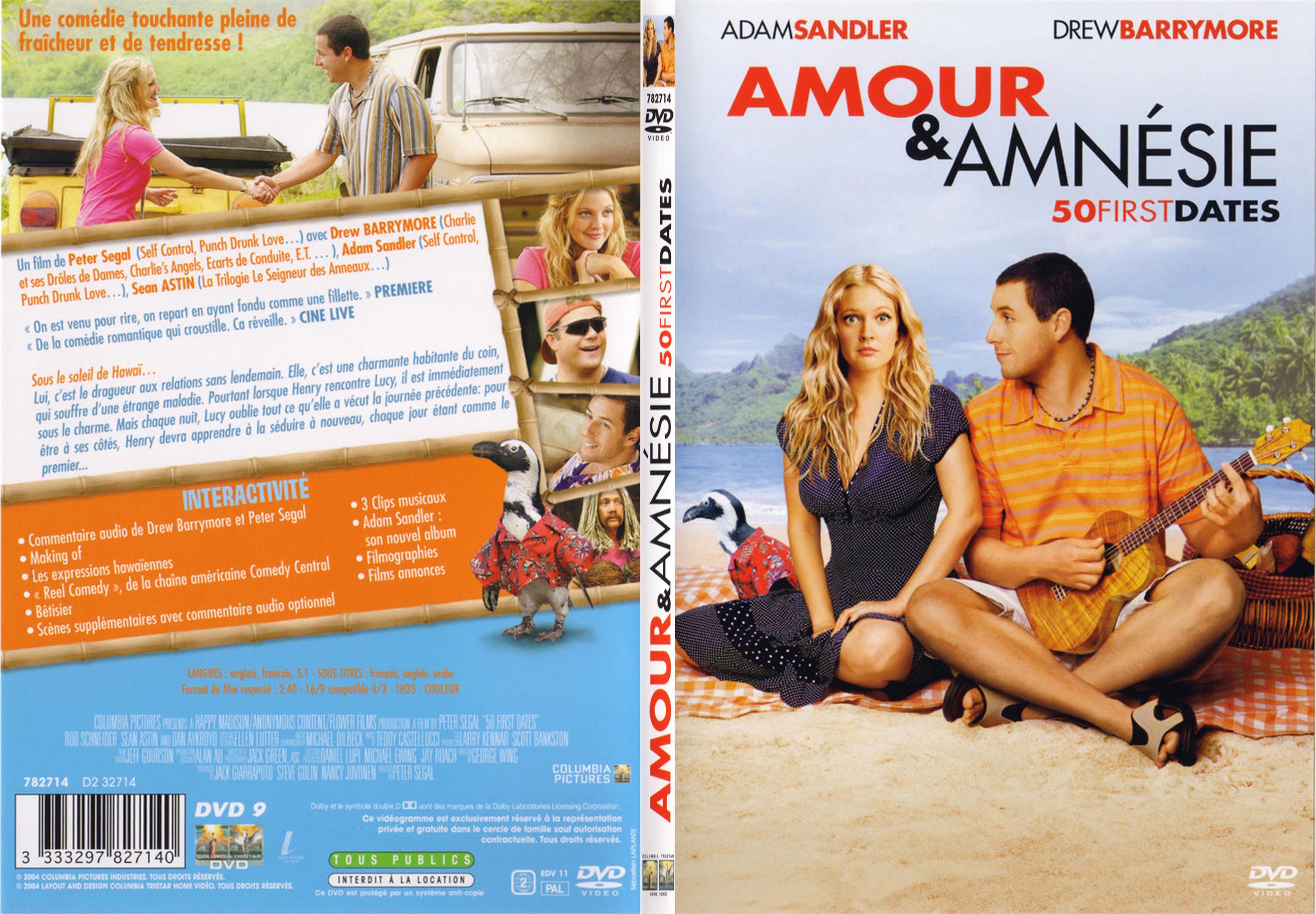 Jaquette DVD Amour et amnsie - SLIM