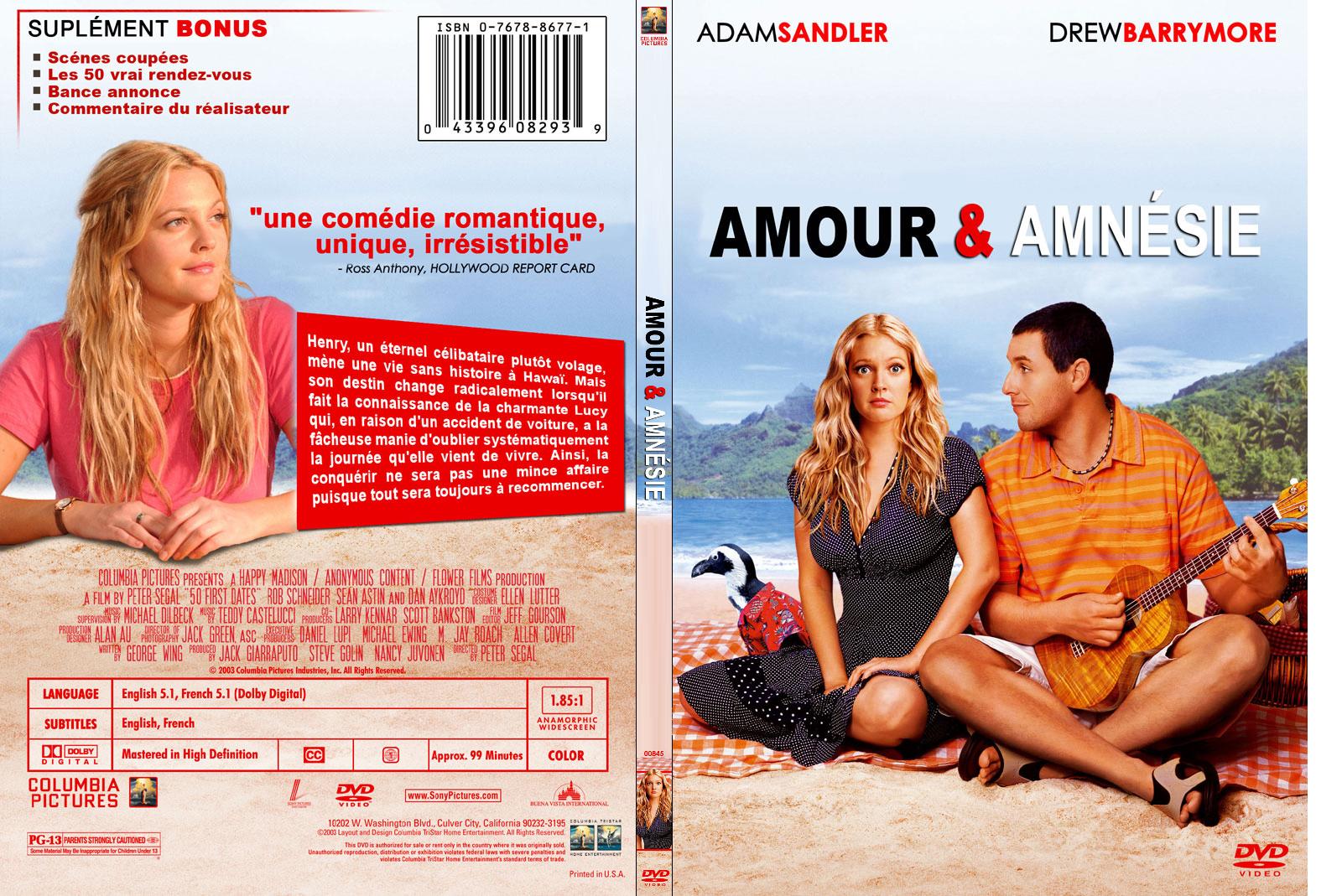 Jaquette DVD Amour et amnsie - SLIM v2