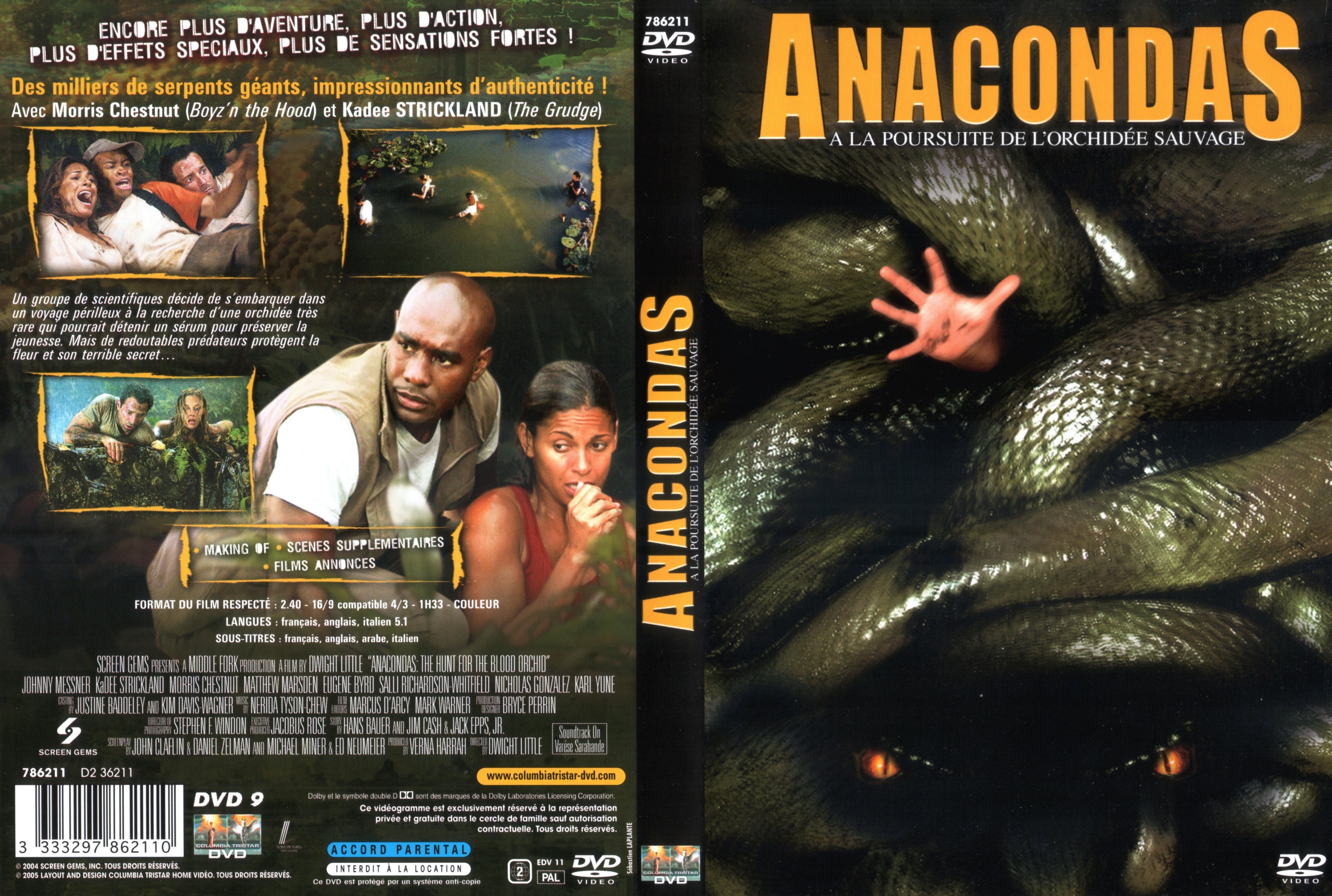 Jaquette DVD Anacondas
