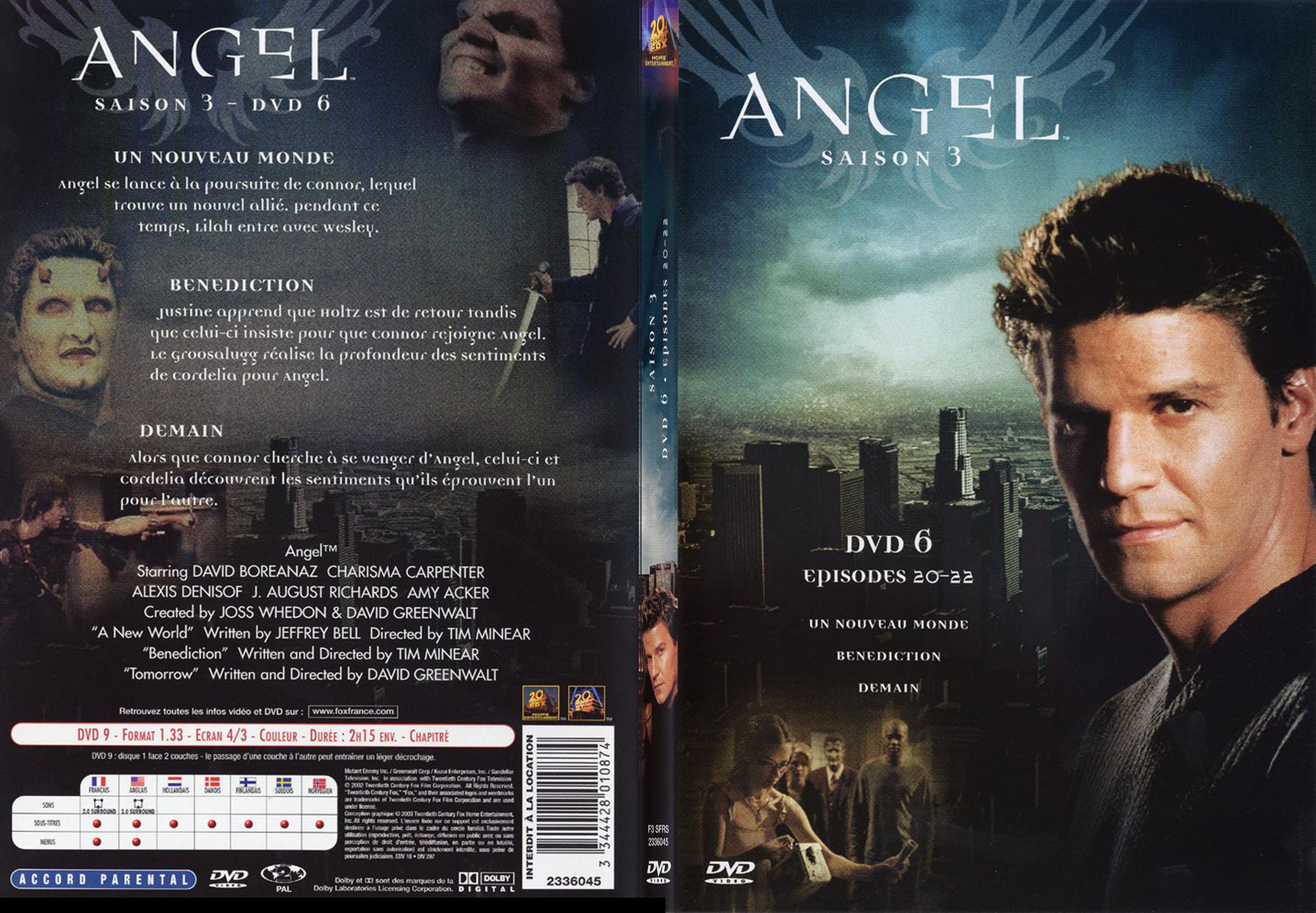 Jaquette DVD Angel Saison 3 Vol 6 - SLIM