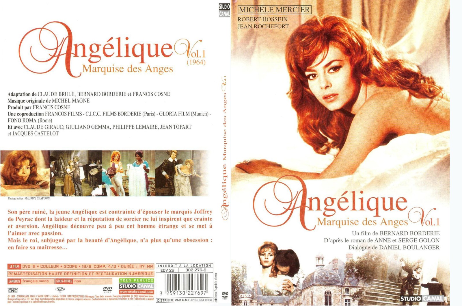 Jaquette DVD Angelique Marquise des anges - SLIM