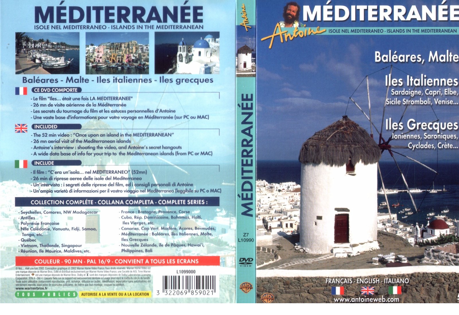Jaquette DVD Antoine - Mditrrane
